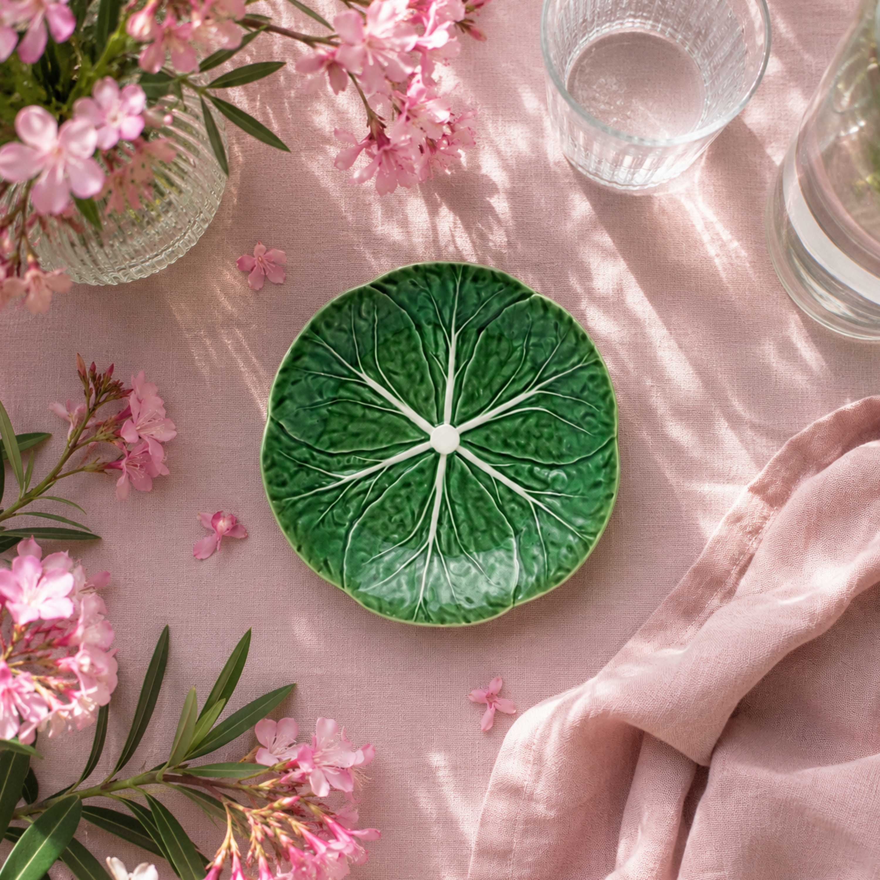 Cabbage Salad Plate Green