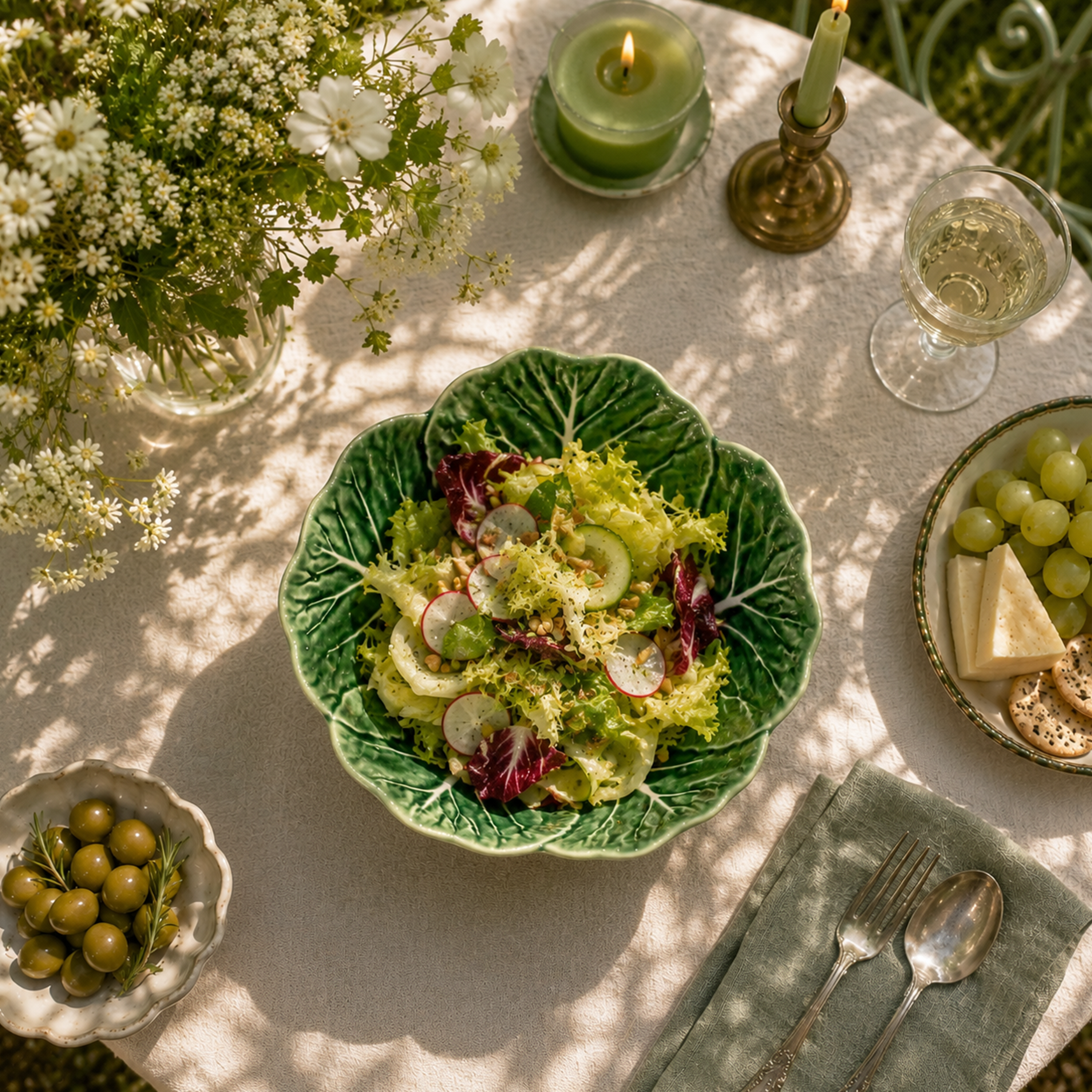 Cabbage Salad Bowl Green