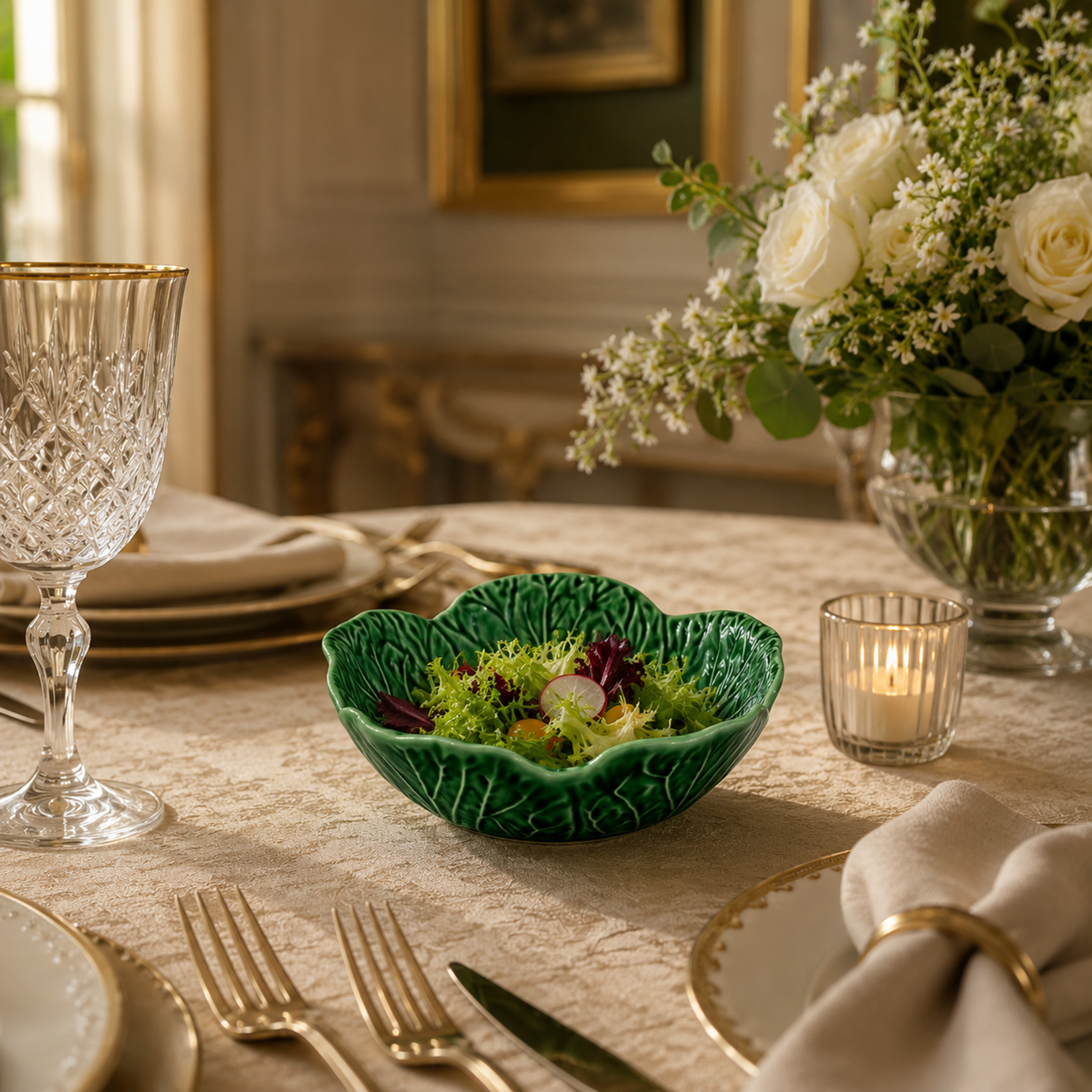 Cabbage Salad Bowl Green