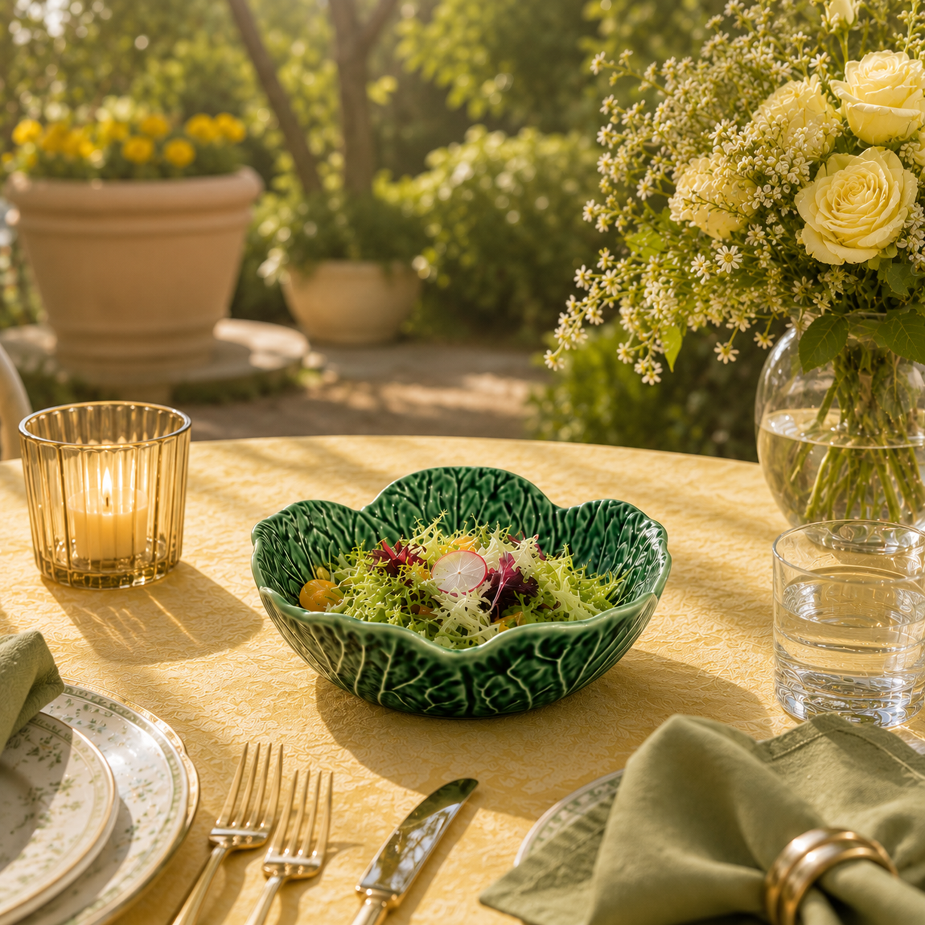 Cabbage Salad Bowl Green