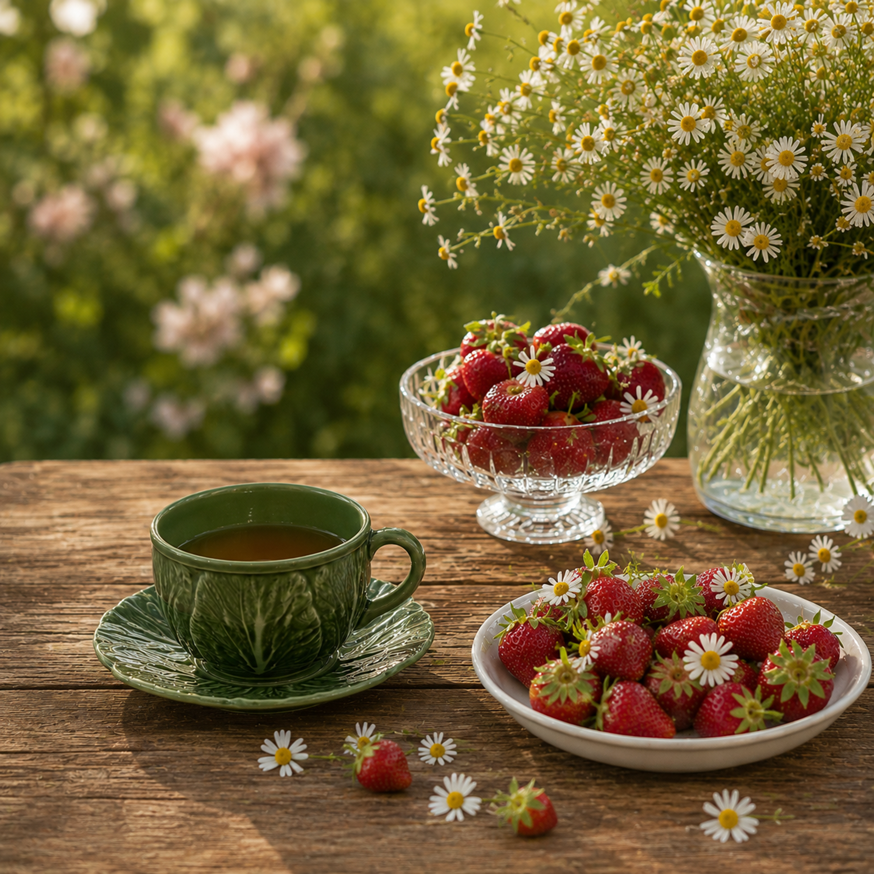 Cabbage Tea Cup & Saucer