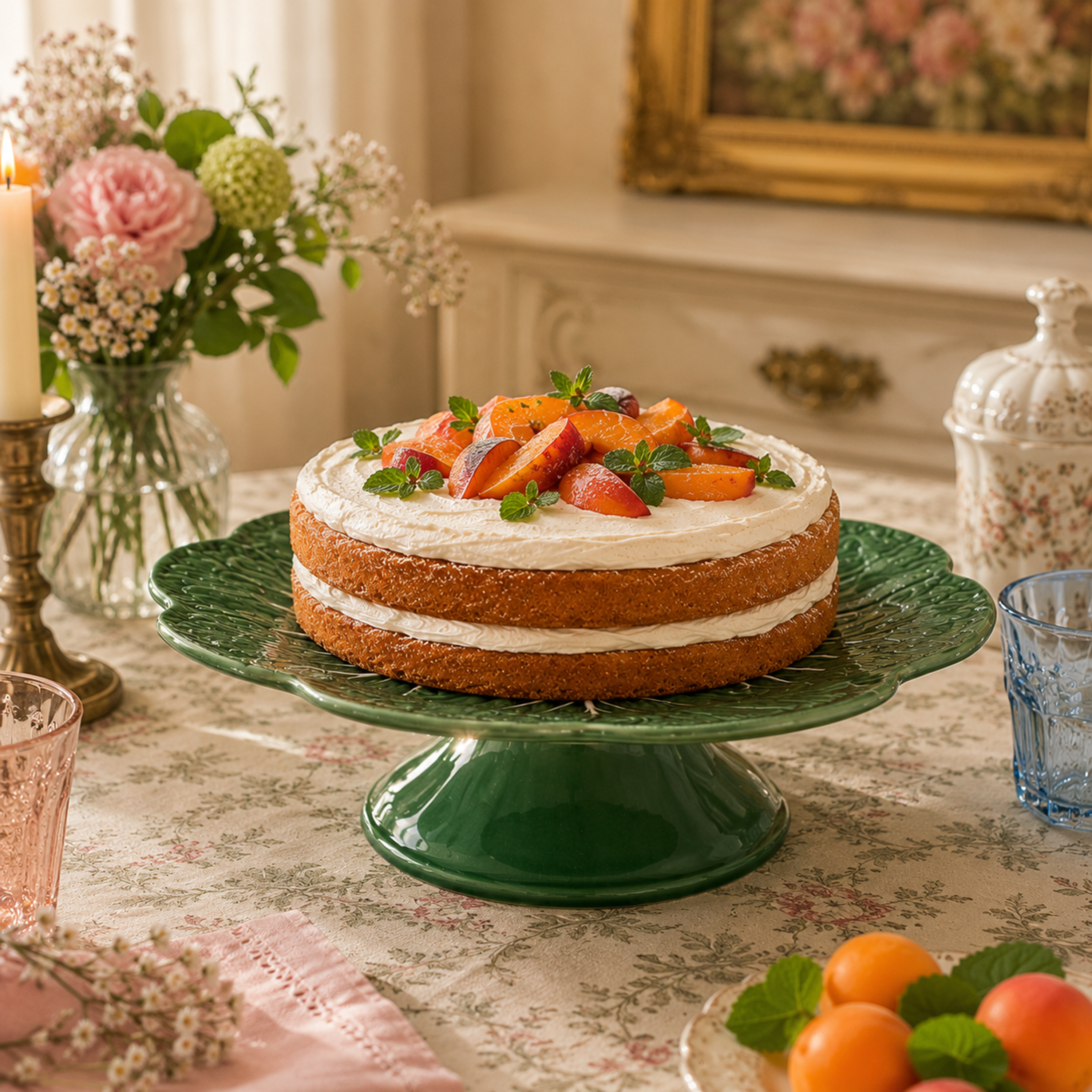 Cabbage Cake Stand