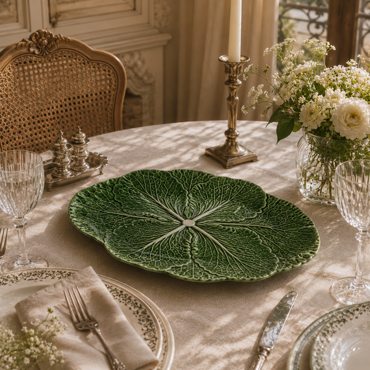 Cabbage Oval Serving Platter
