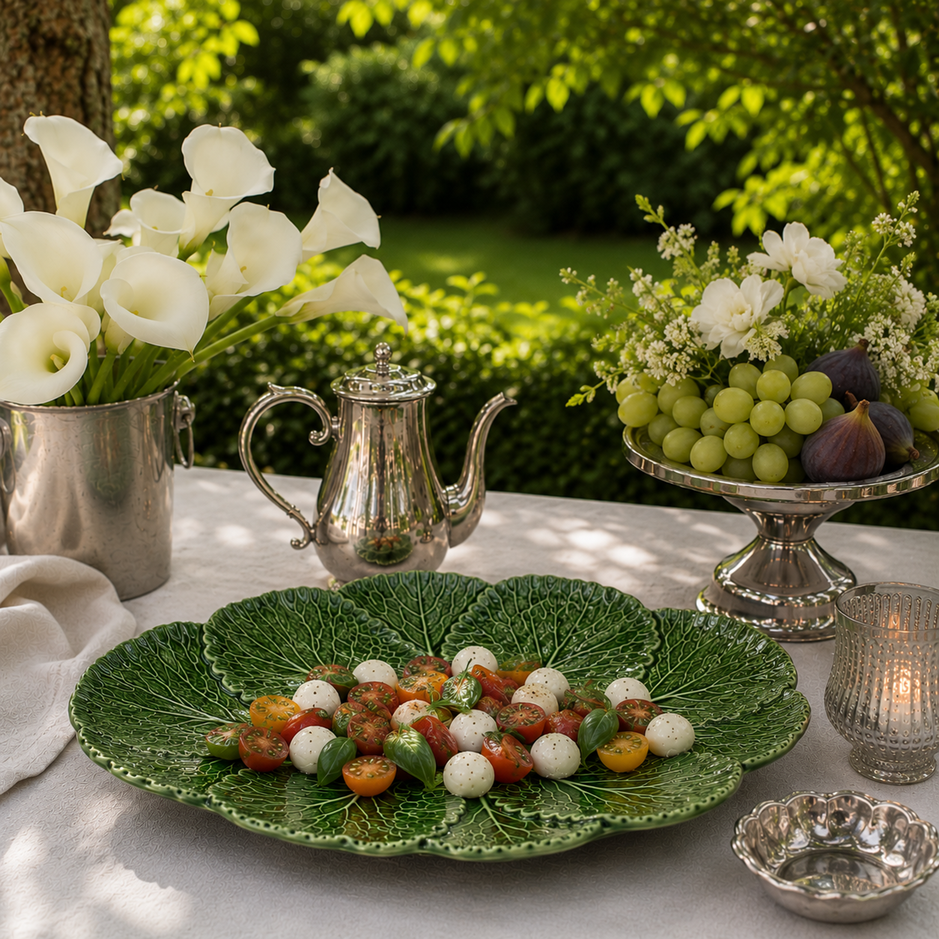 Cabbage Oval Serving Platter