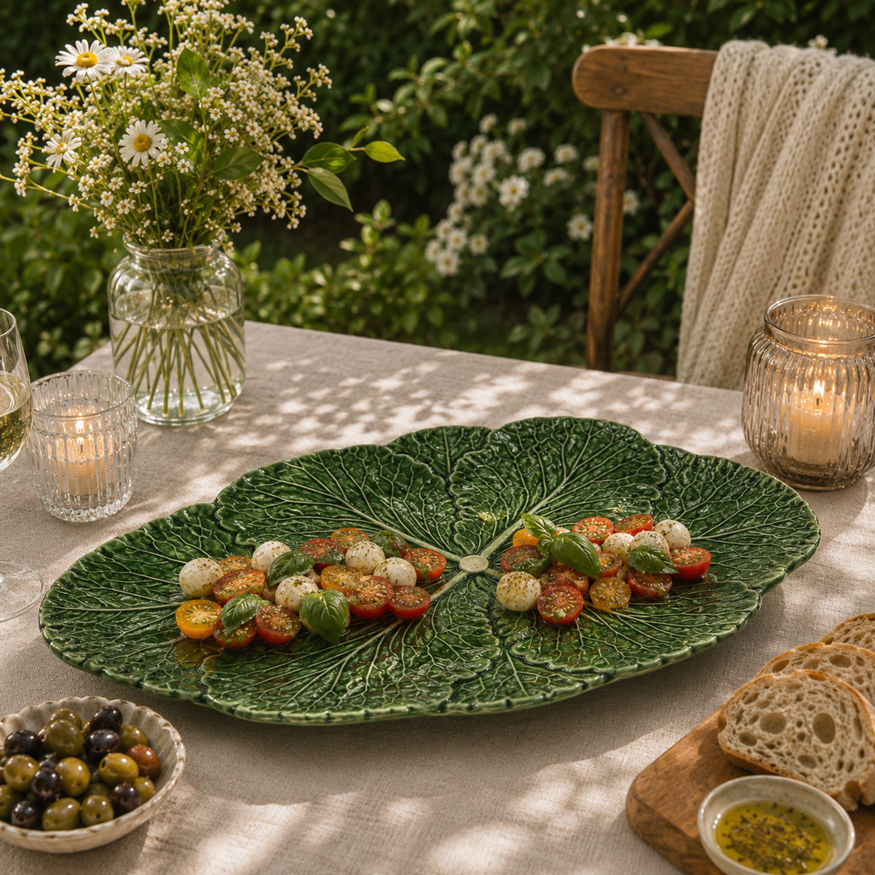 Cabbage Oval Serving Platter