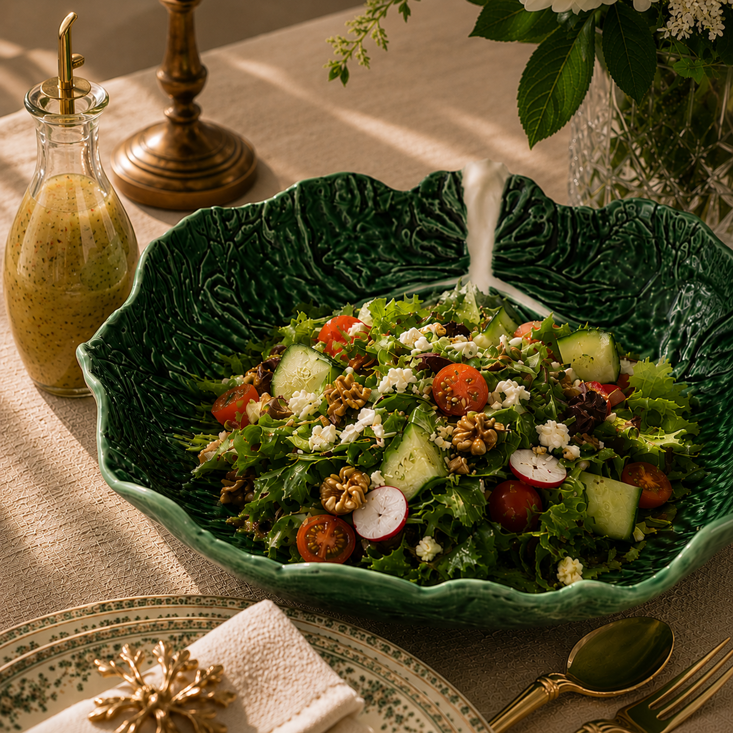 Cabbage Salad Bowl DIA32.5 cm