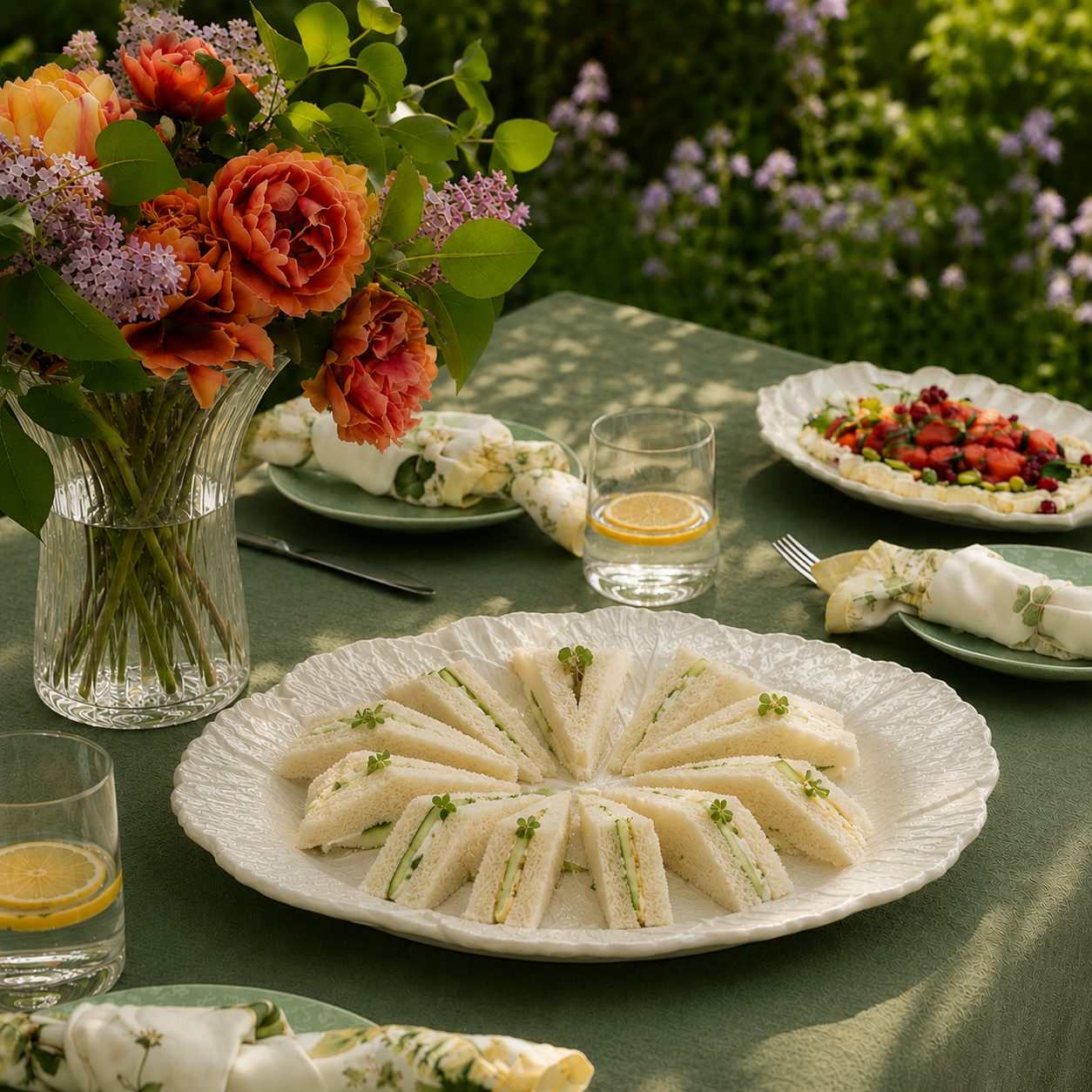 Cabbage Oval Serving Platter