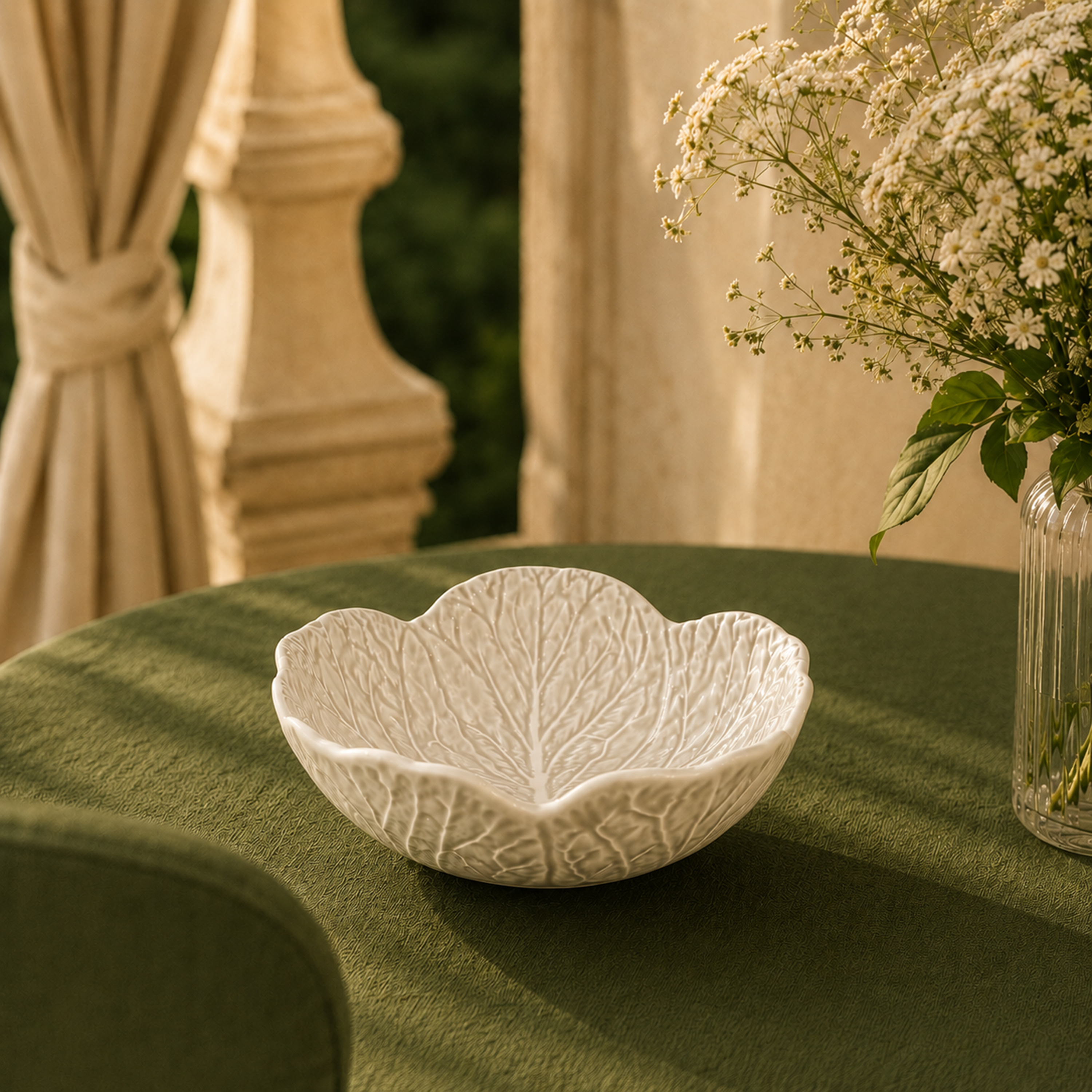 Cabbage Salad Bowl White