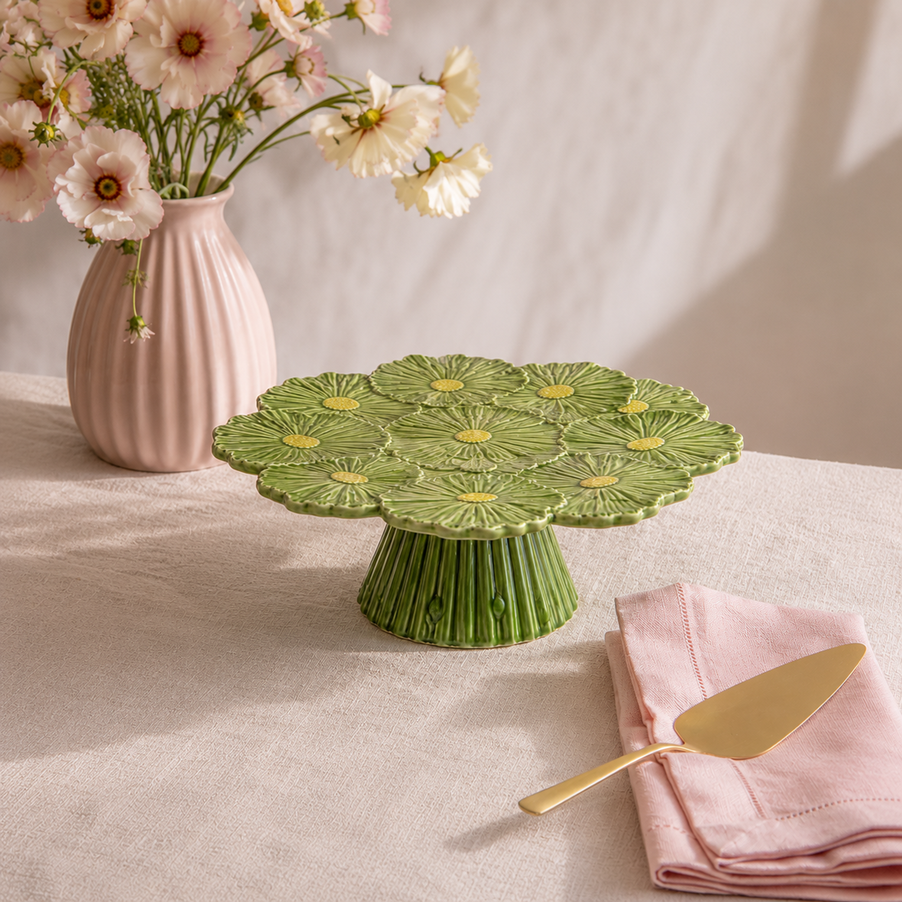 Maria Flor Cake Stand Green