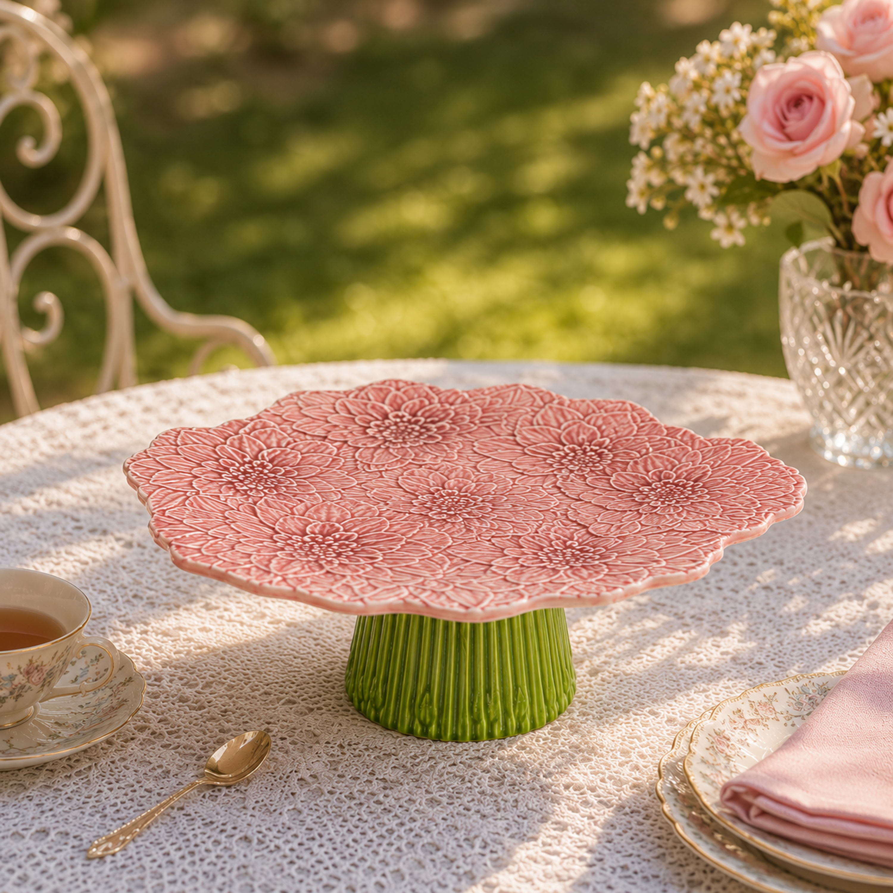 Maria Flor Cake Stand Pink