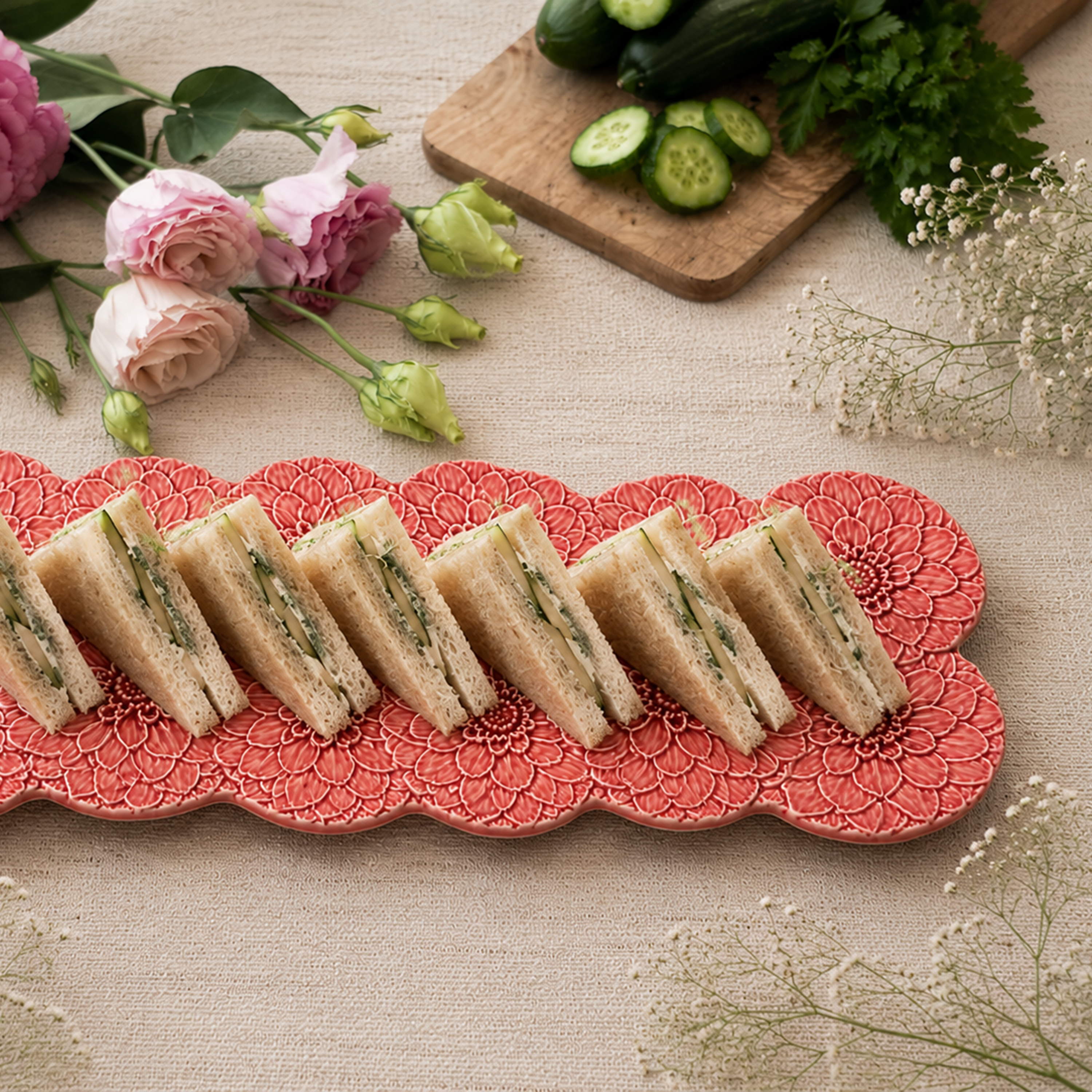 Maria Flor Sandwich Tray