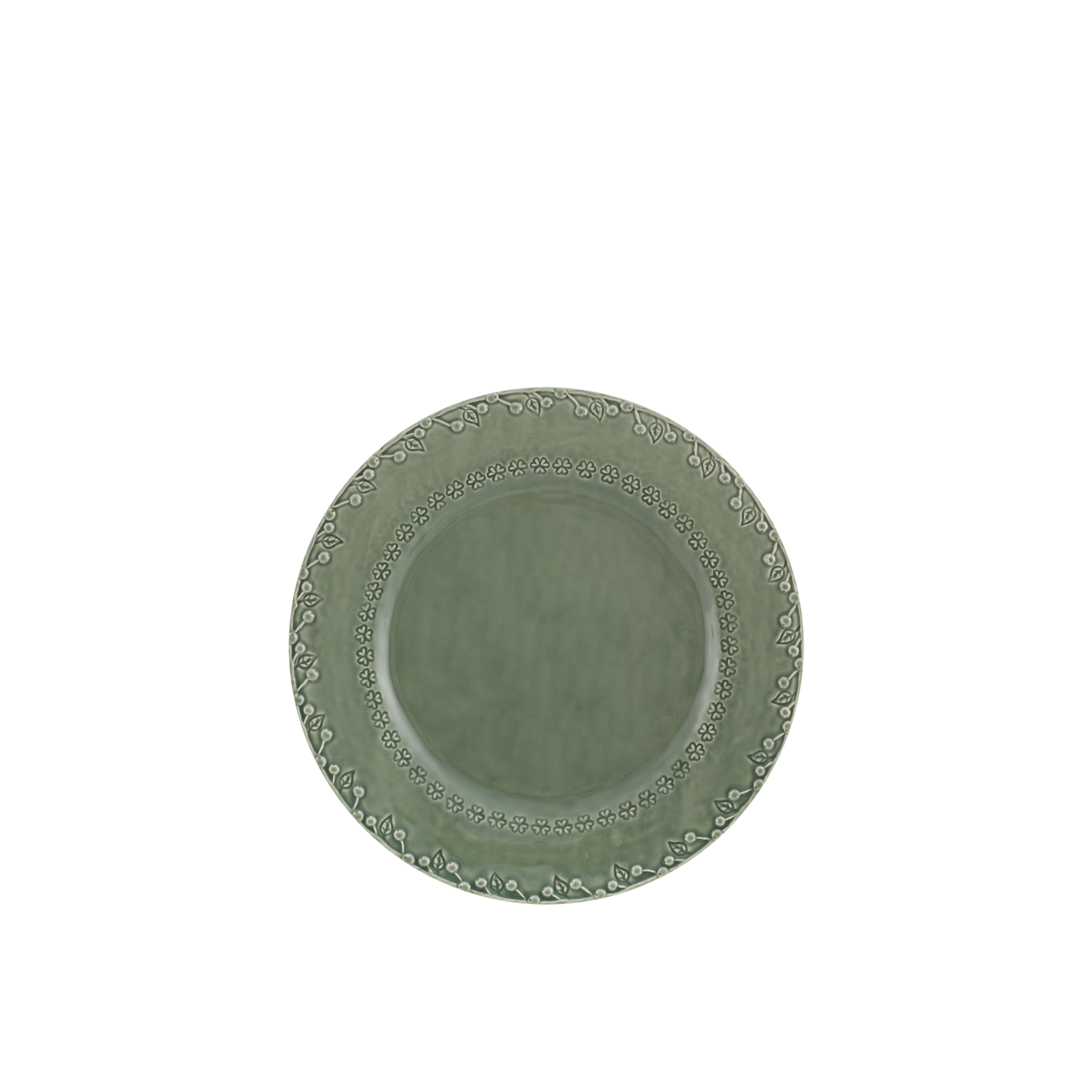 Flora Dinner Plate Grey