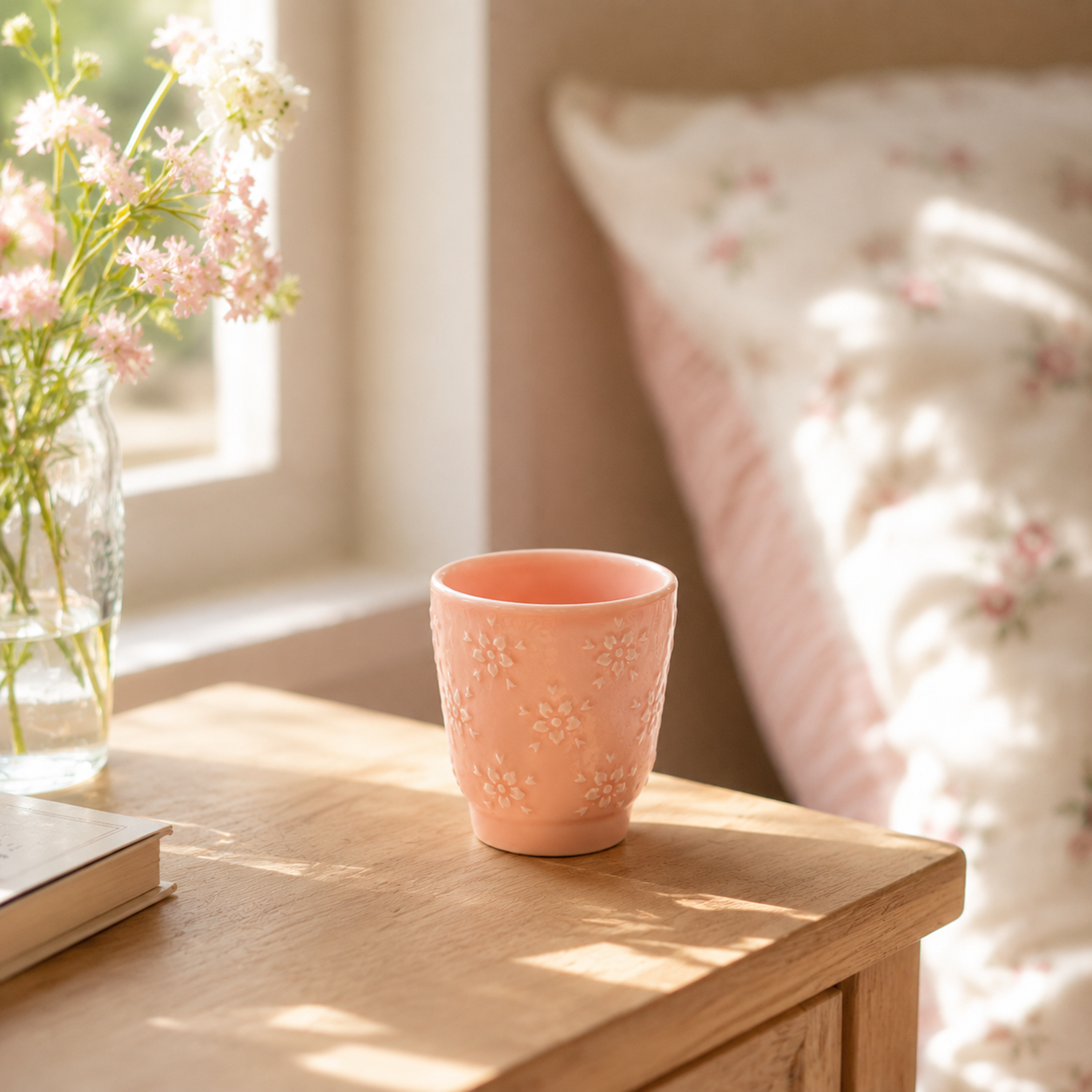 Flora Tea Cup Pink