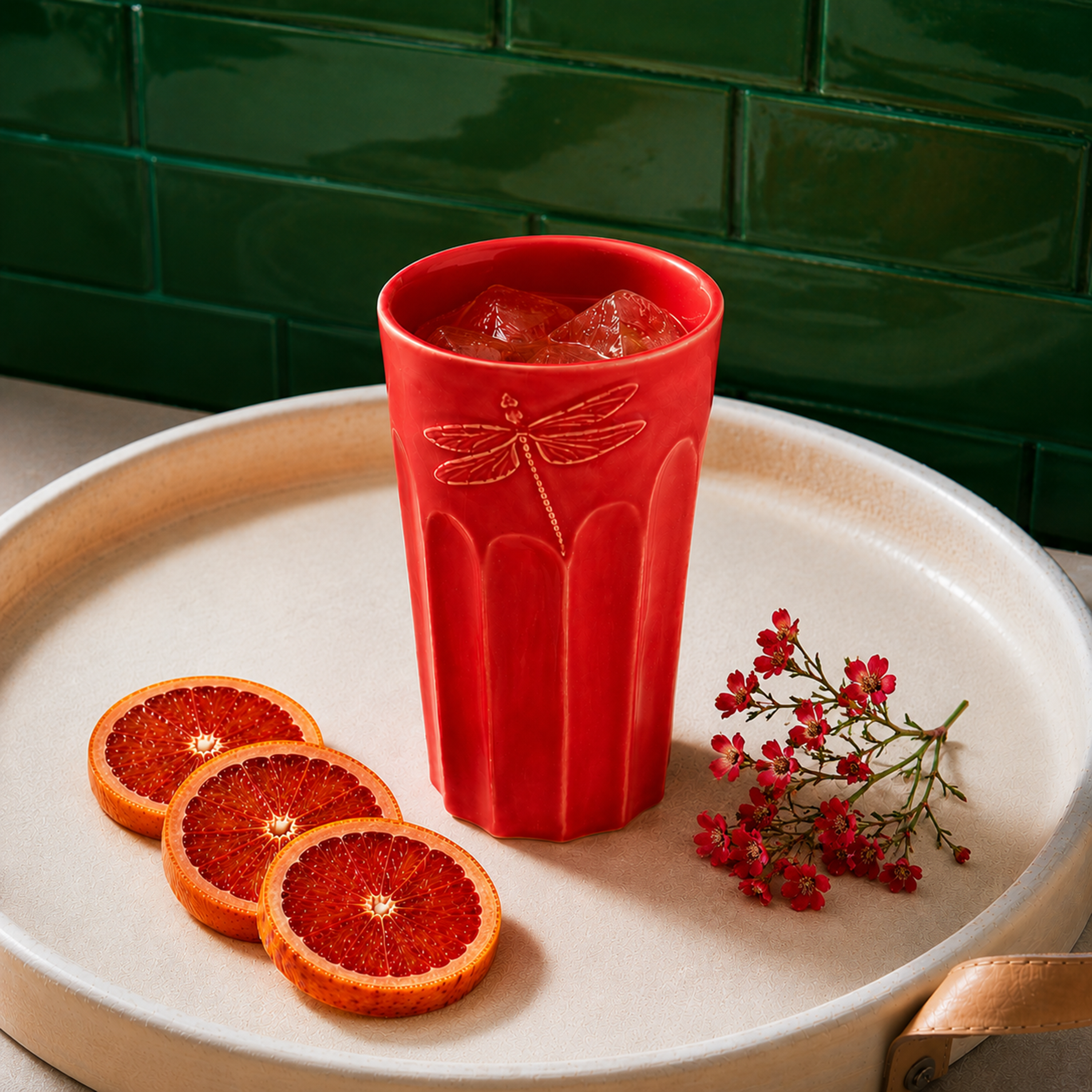 Patio Tumbler Red