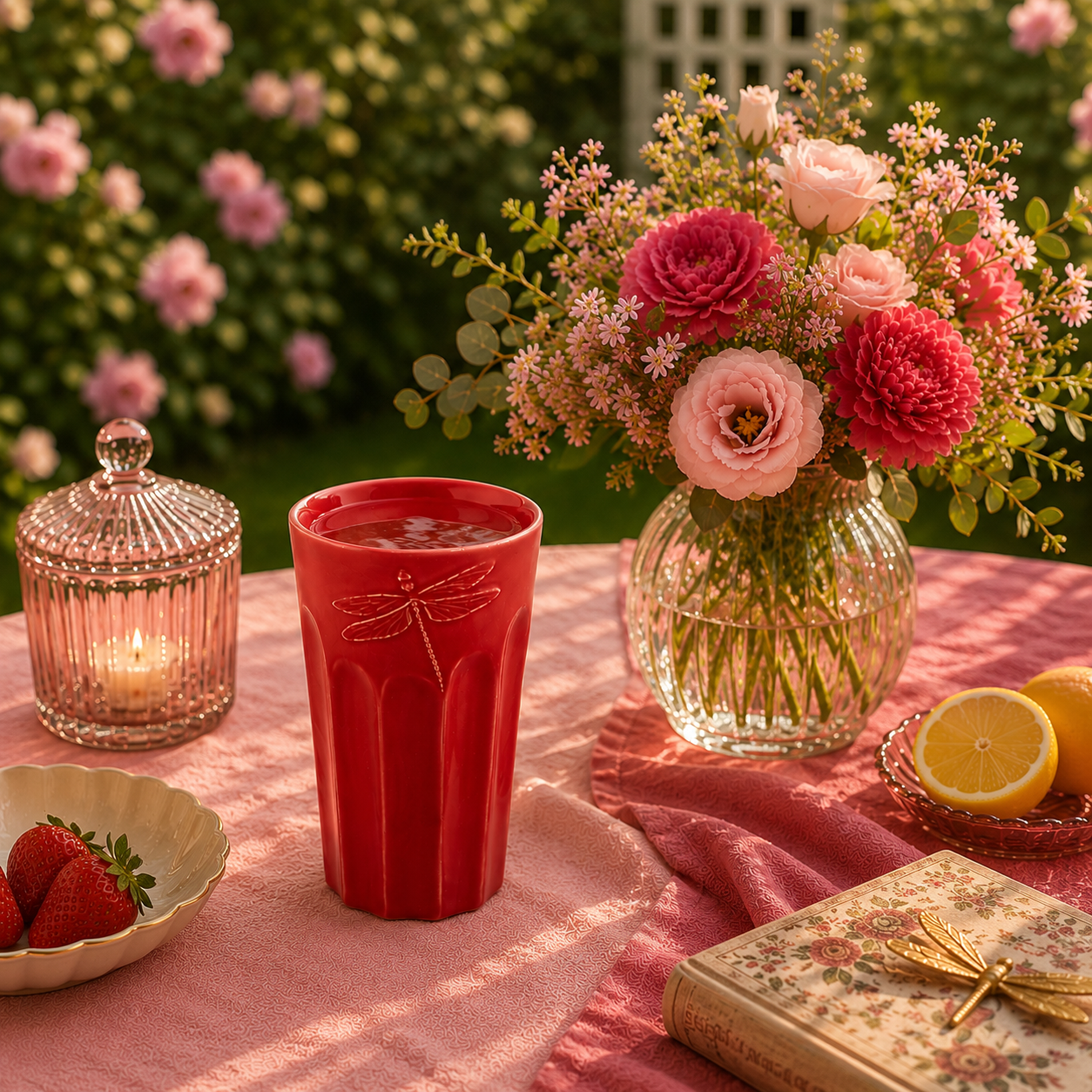 Patio Tumbler Red