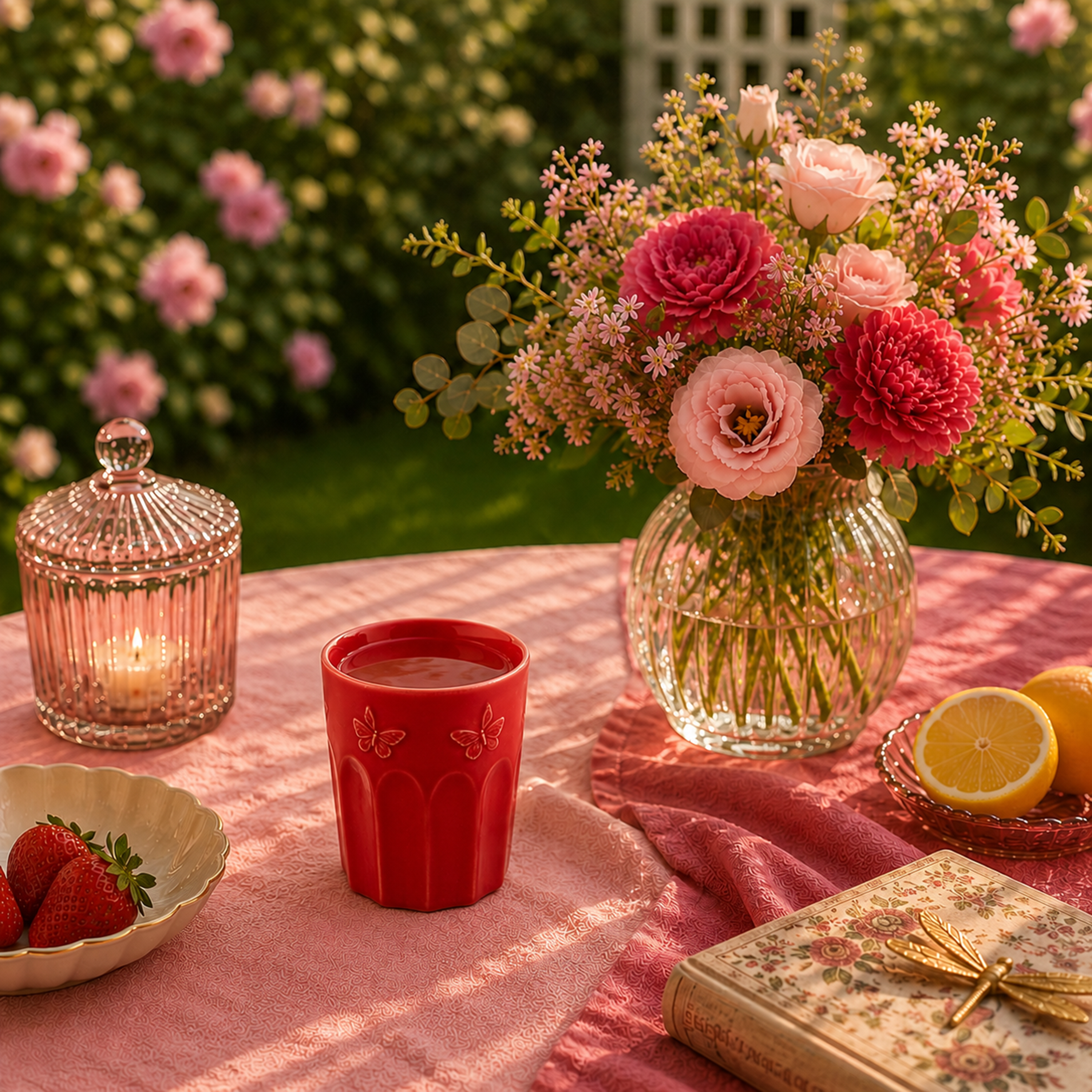 Patio Tumbler Red