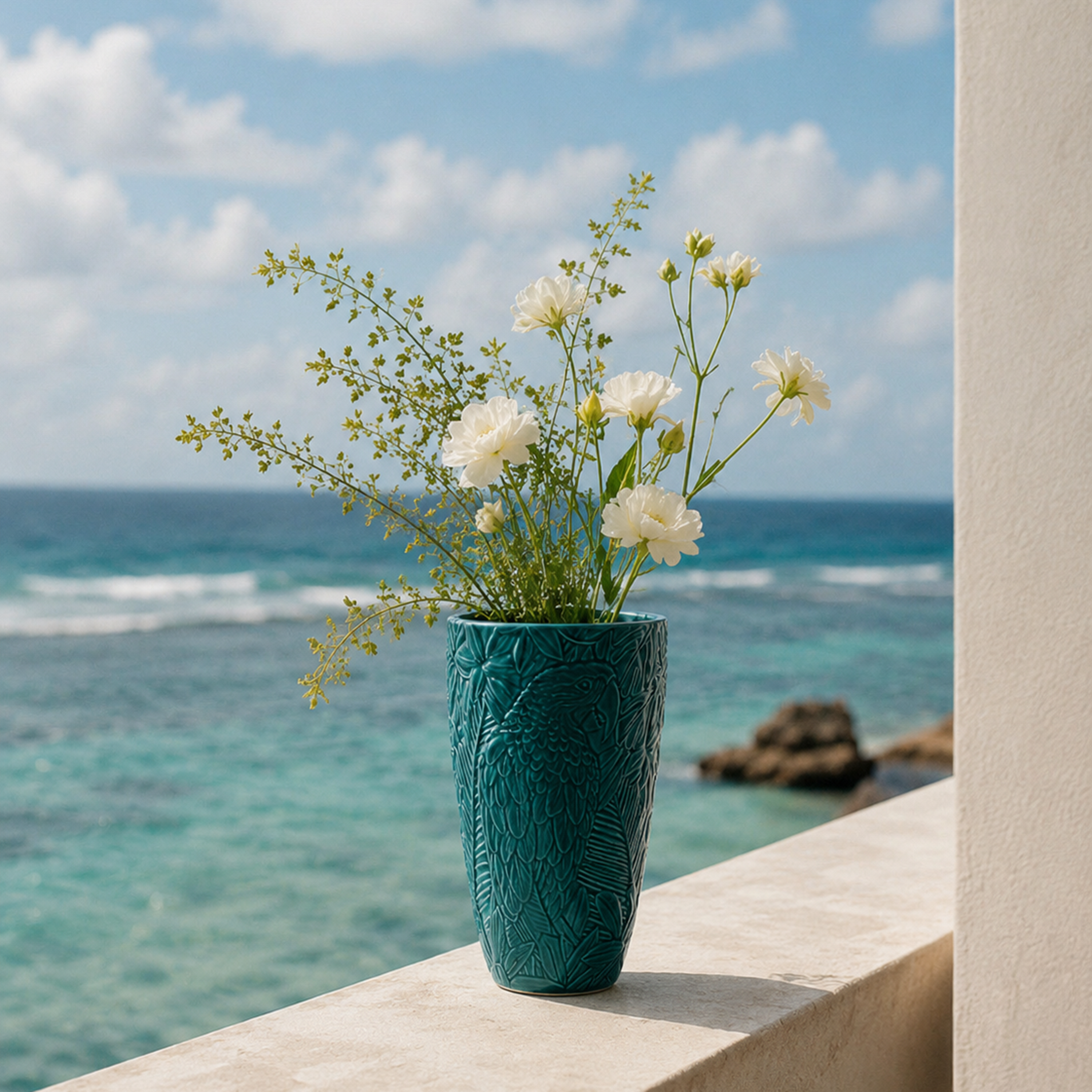 Equatorial Vase H25 cm
