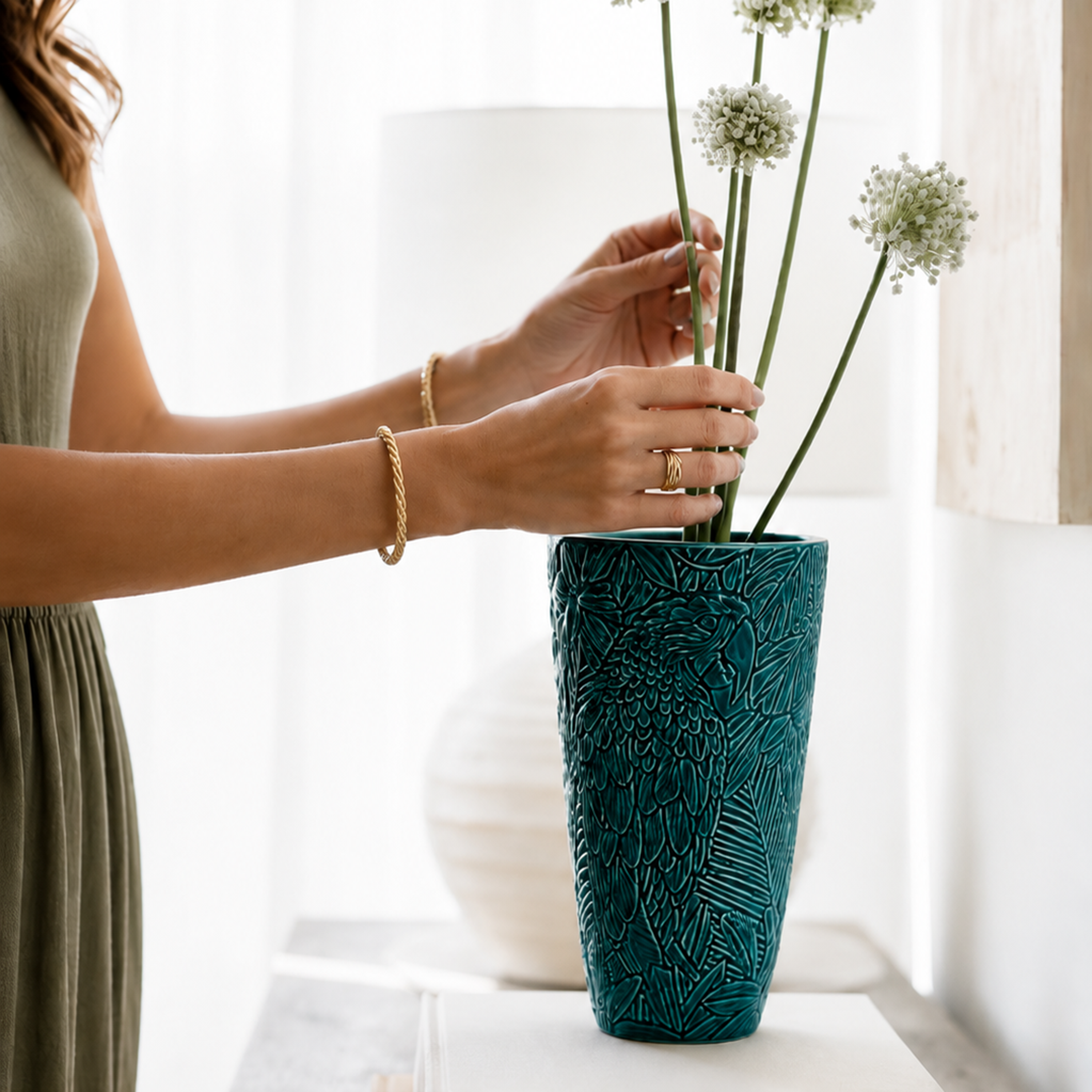 Equatorial Vase H25 cm