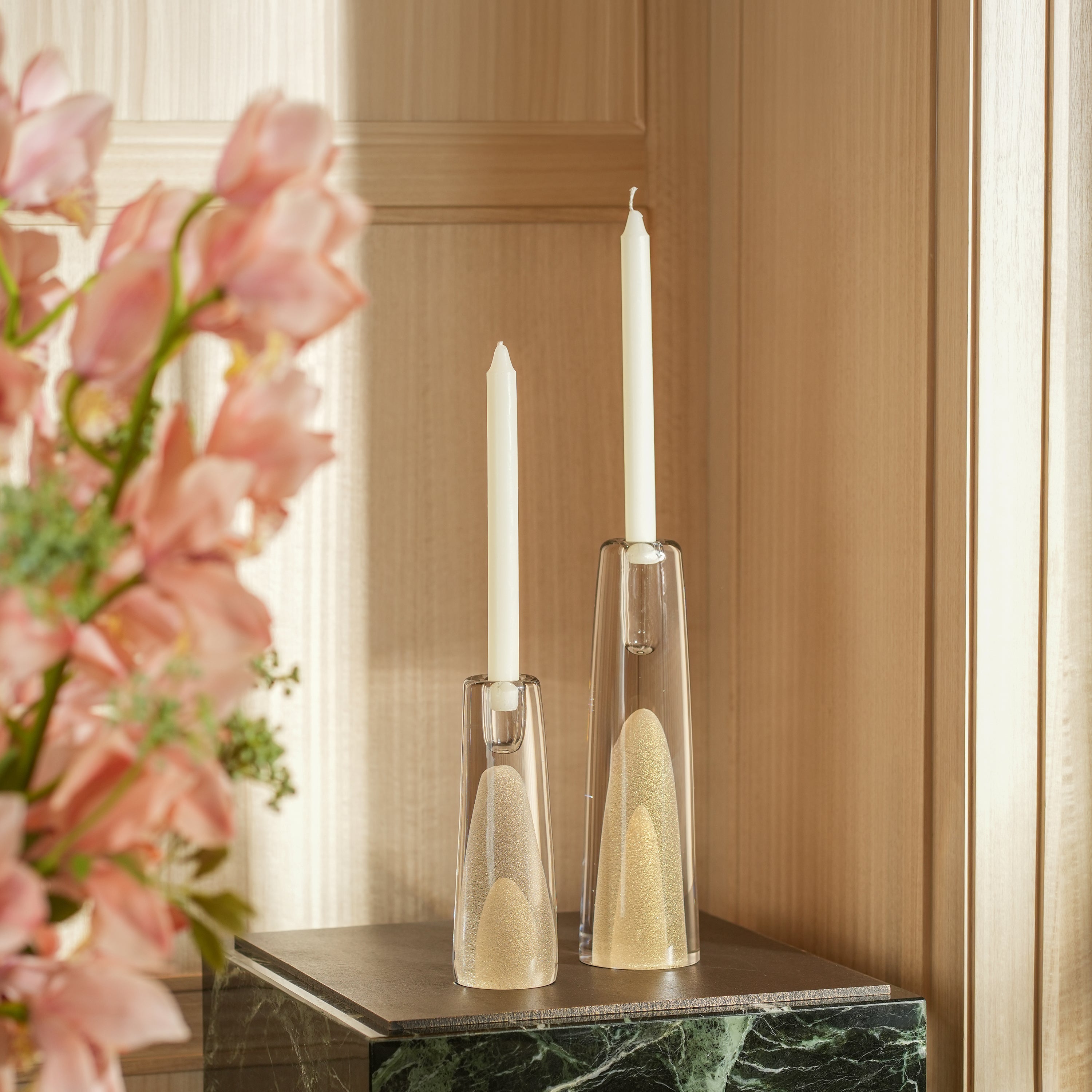 Viscosity Taper Candle Holder