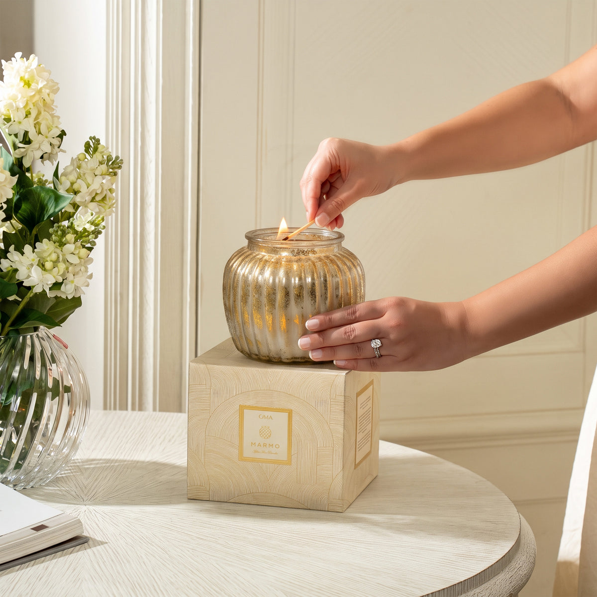 Reve Volcano Scented Candle Jar