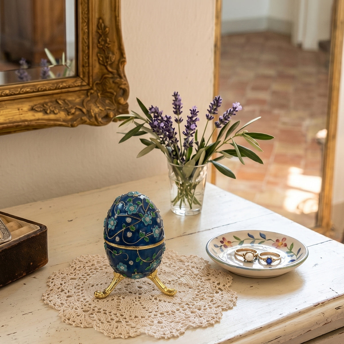 Evaa Trinket Box Indigo