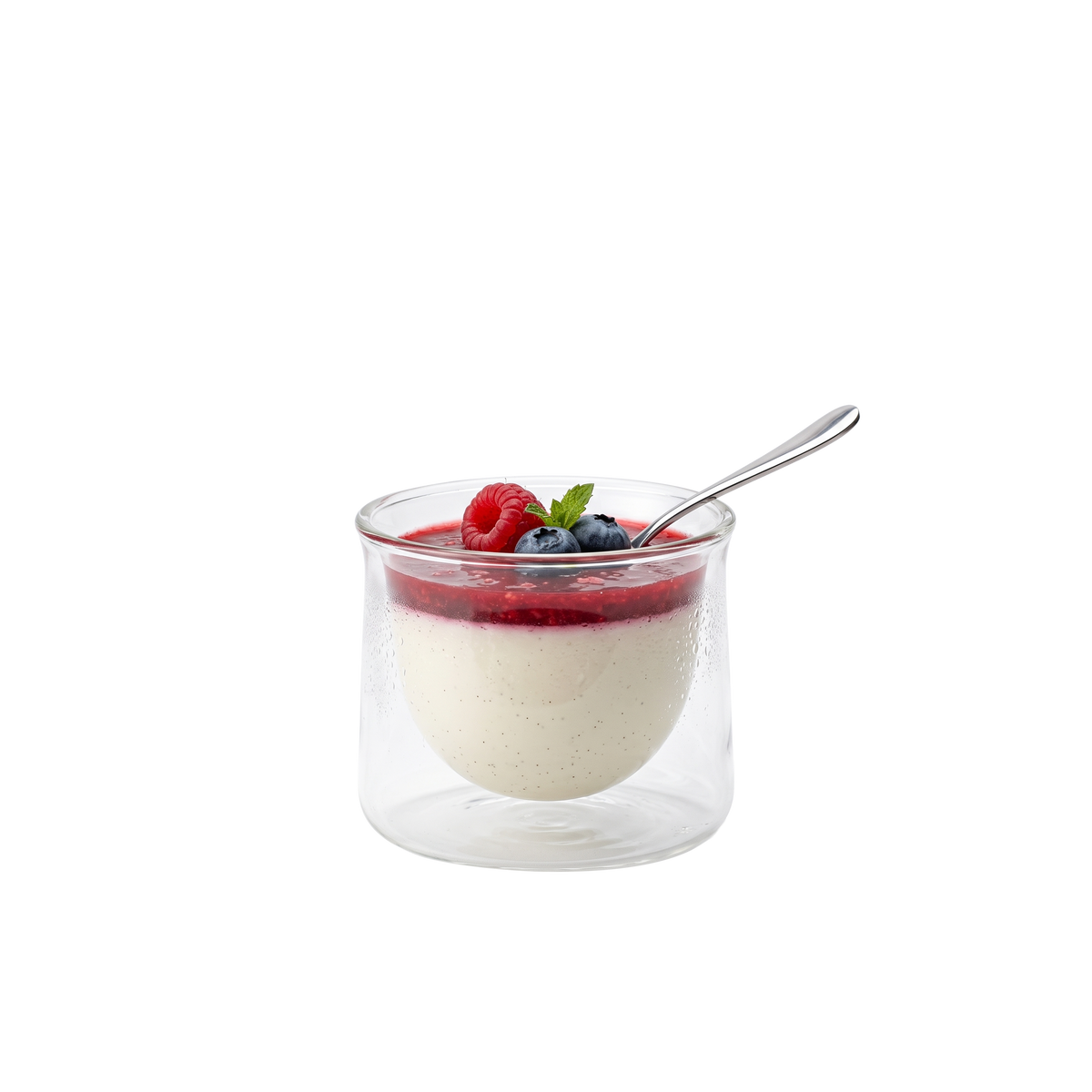 Thermic Double Walled glass Dessert Cup