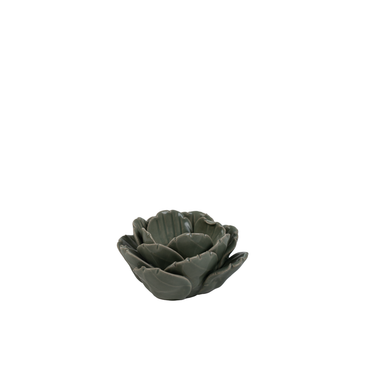 Vivienne T-Light Candle Holder Green