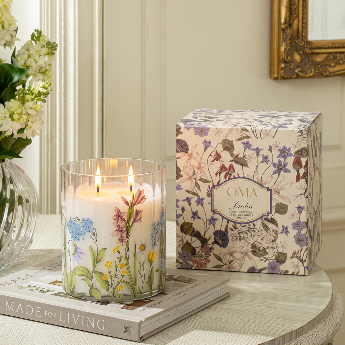 Jardin Fresh Balsam & Cedar Wood Scented Candle