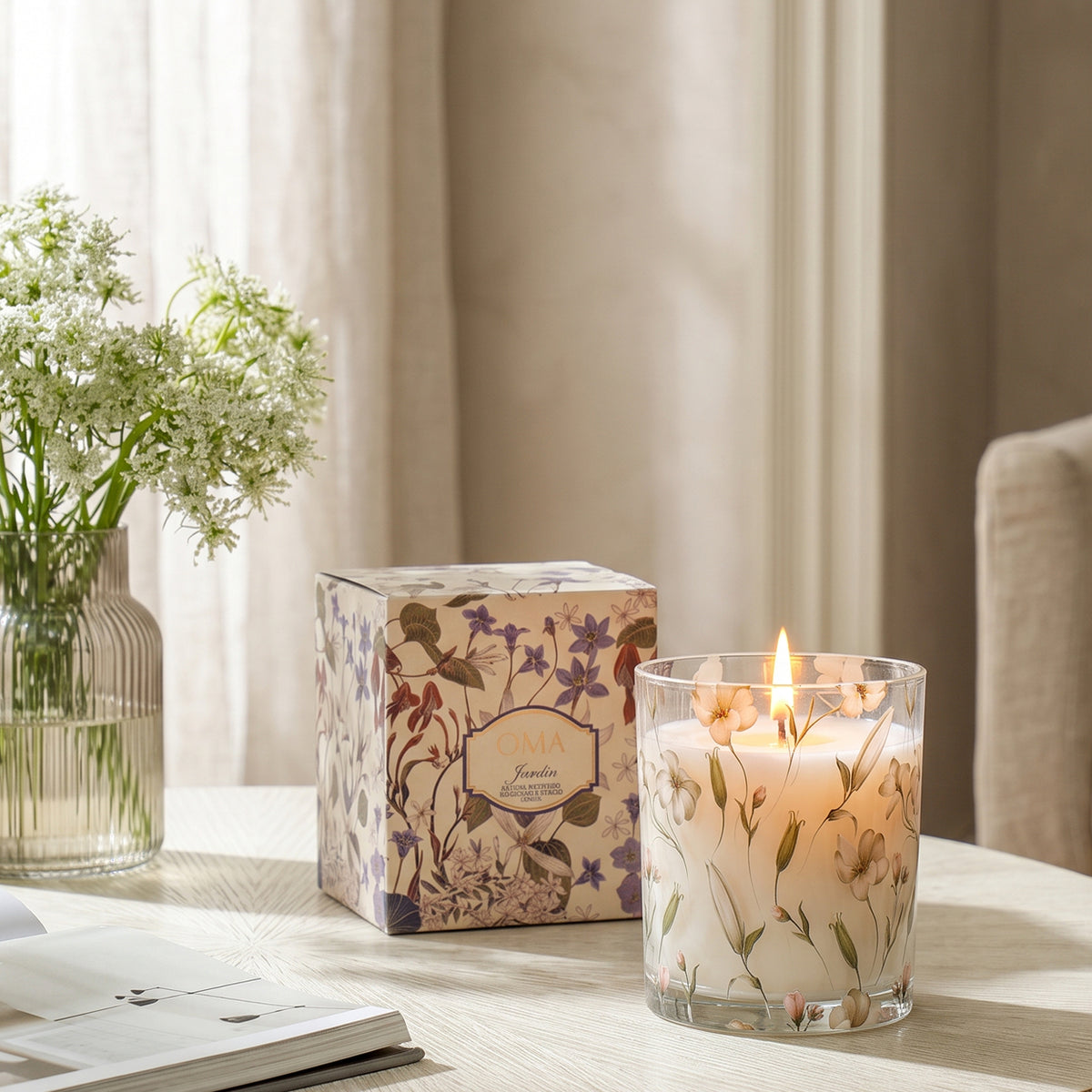Jardin Night Gardenia Scented Candle