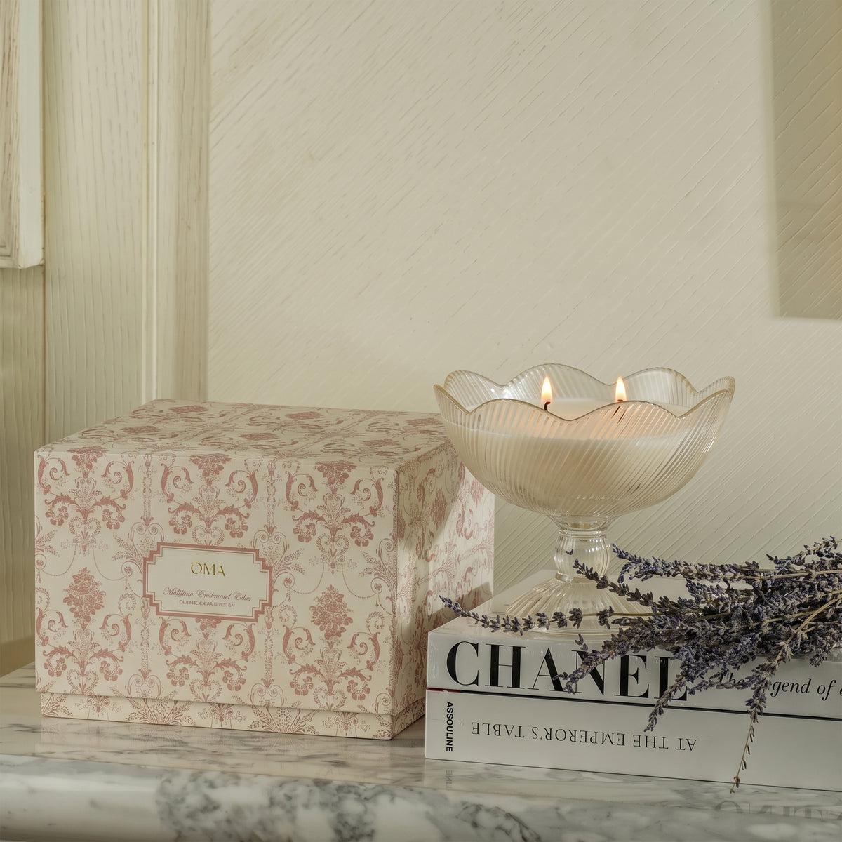 Milliflora Enchanted Eden Footed Candle