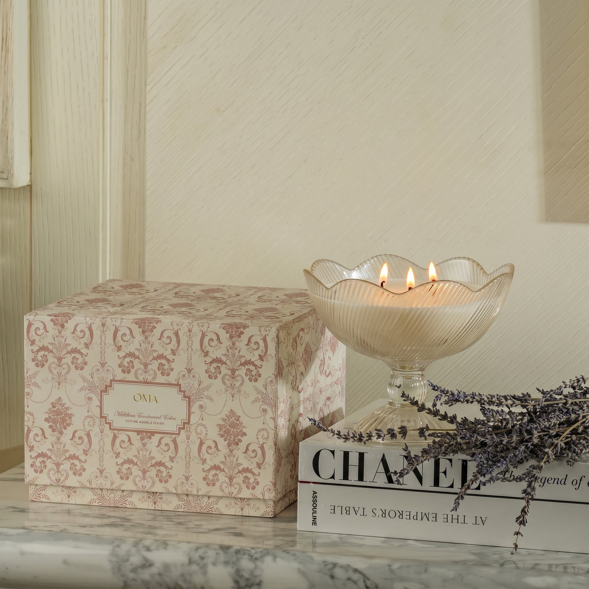 Milliflora Enchanted Eden Footed Candle
