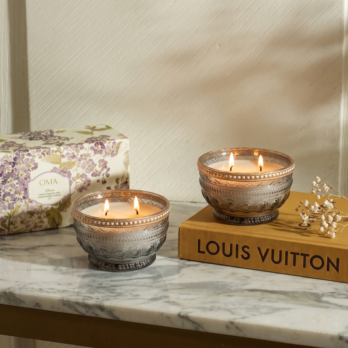 Bezel Volcano Candle