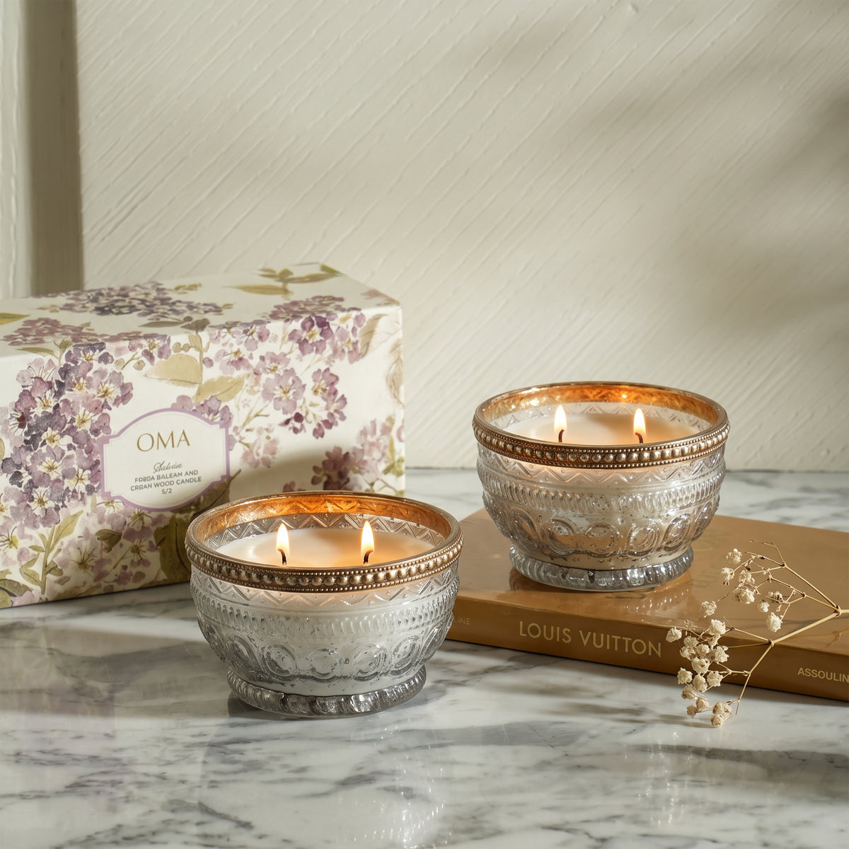 Bezel Volcano Candle