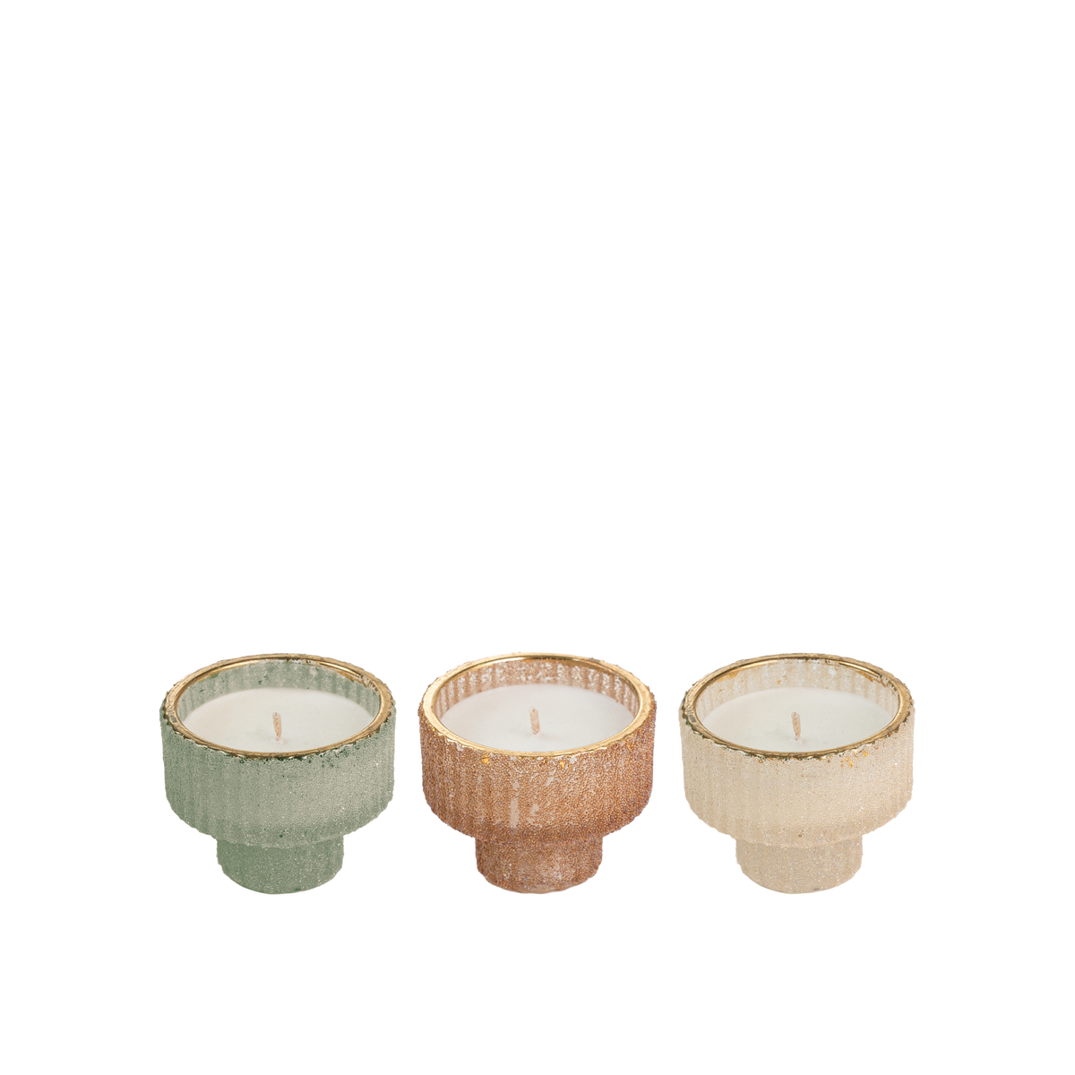 Crown Night Gardenia Diya S/3