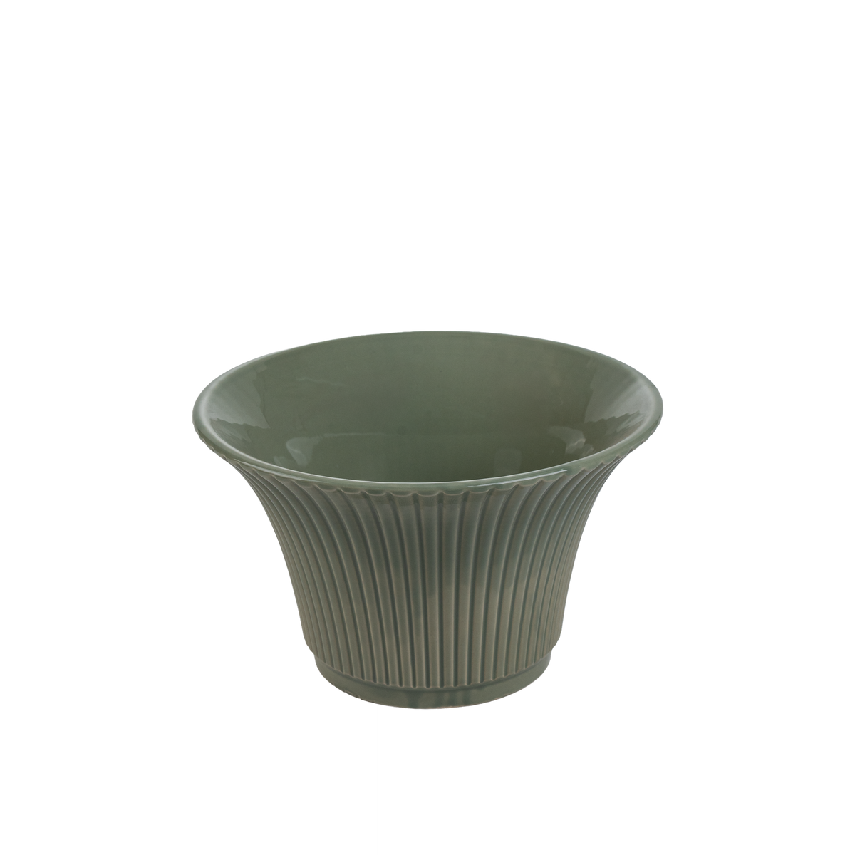 Coquille Vase Green H18 cm