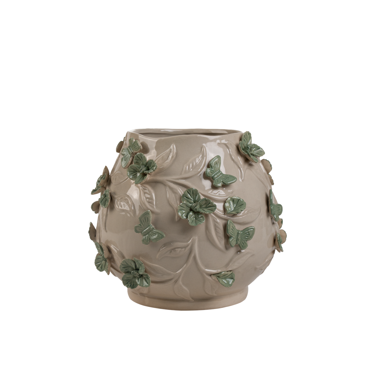 Coquille Vase Ivory Dia 27 cm