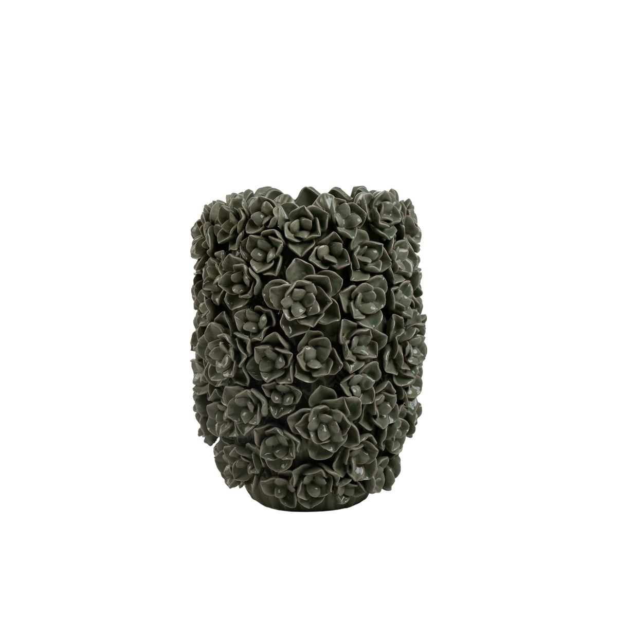 Coquille Vase Green H26 cm