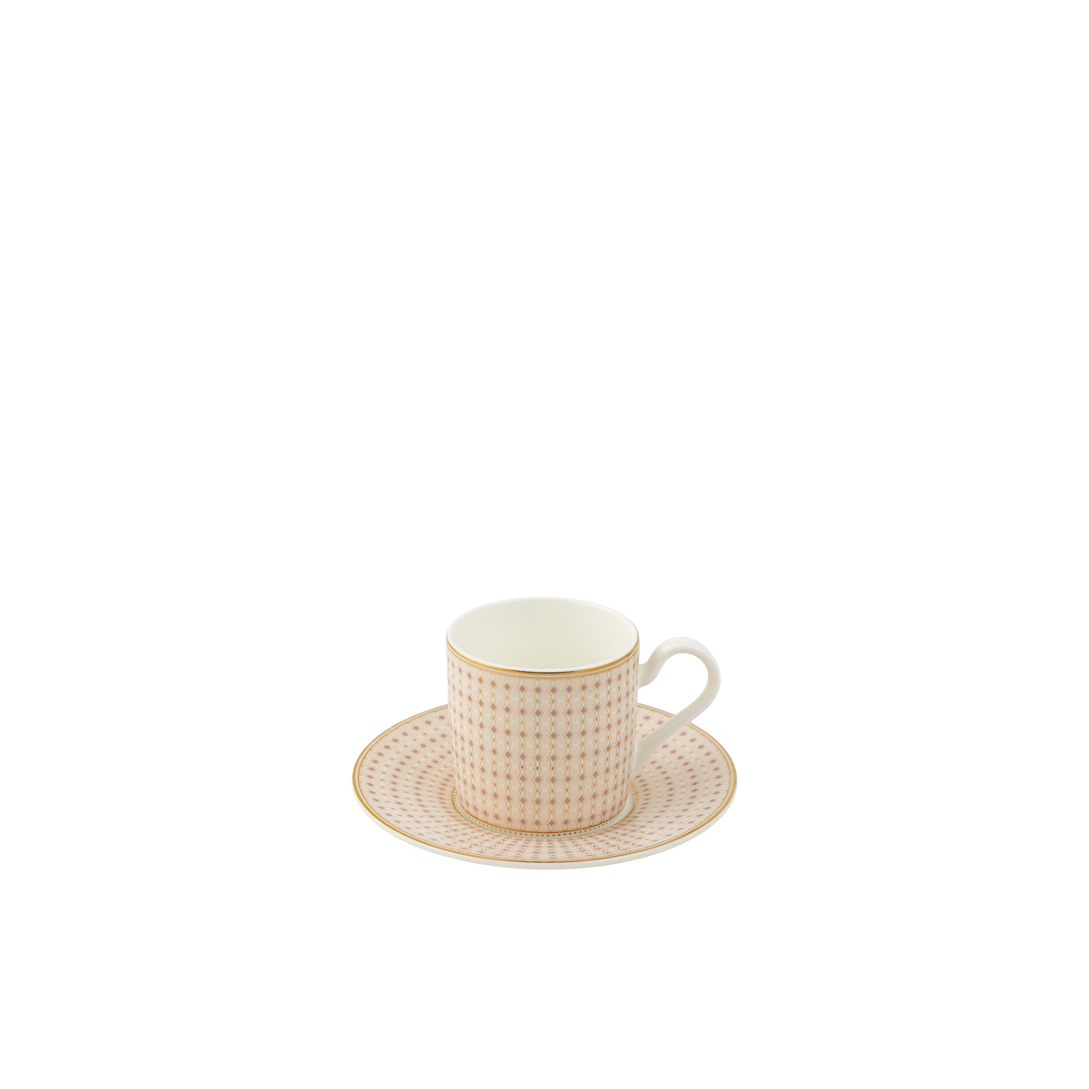 Grace Gold Espresso Cup & Saucer S/2