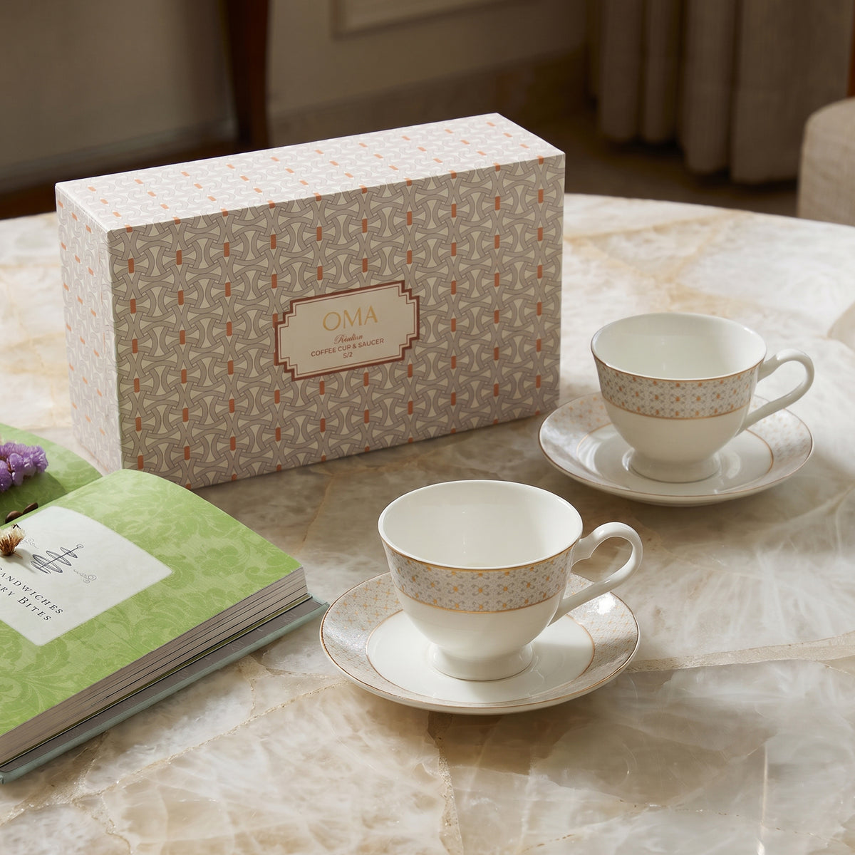 Rialton Espresso Cup & Saucer S/2