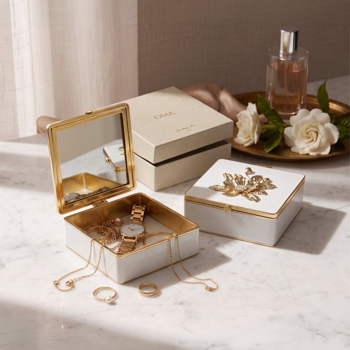 Portapillole Rectangular Jewel Box