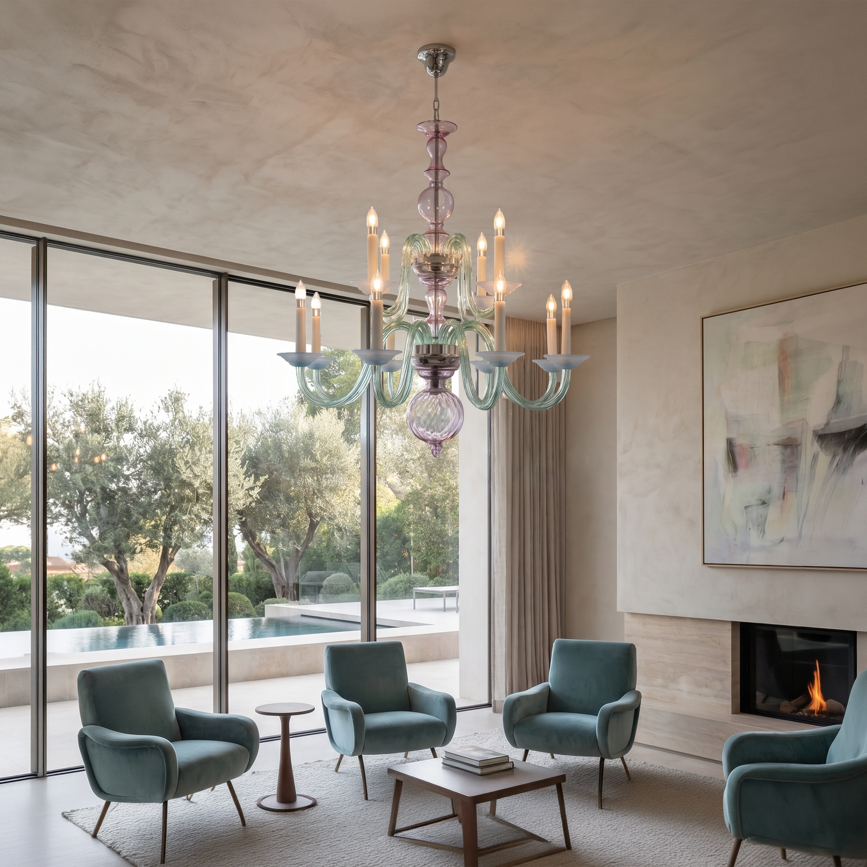 Sorbet Chandelier H98 cm