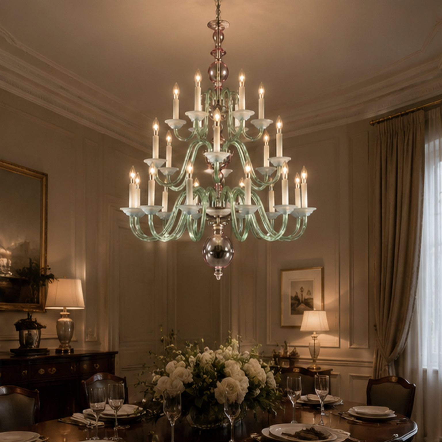 Sorbet Chandelier H126 cm