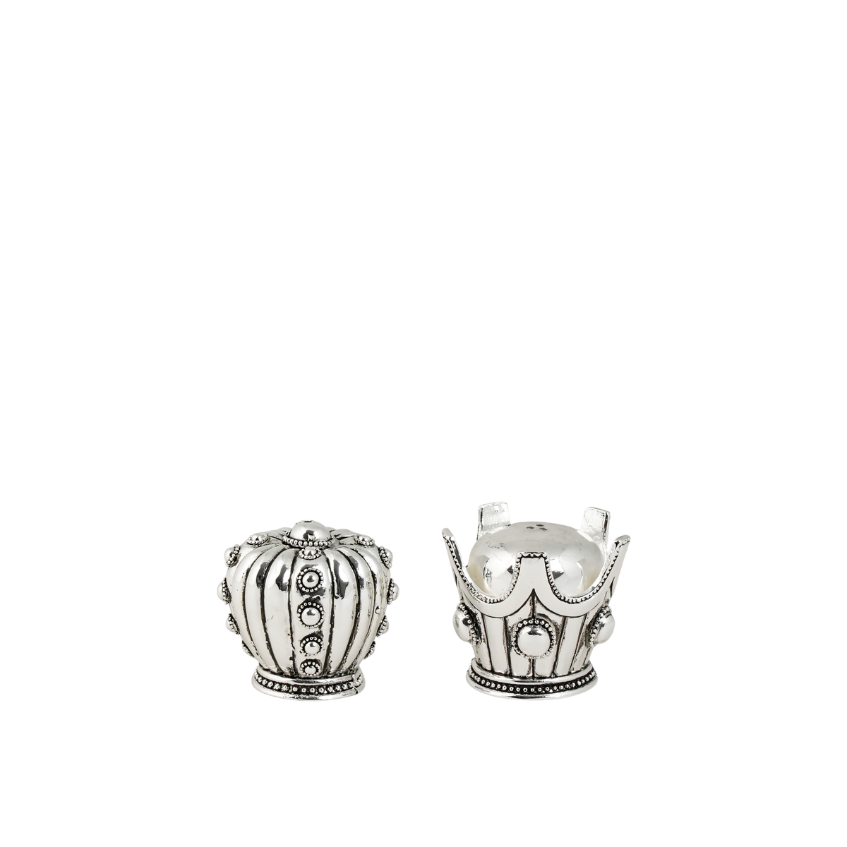 Crown Salt & Pepper Manual S/2