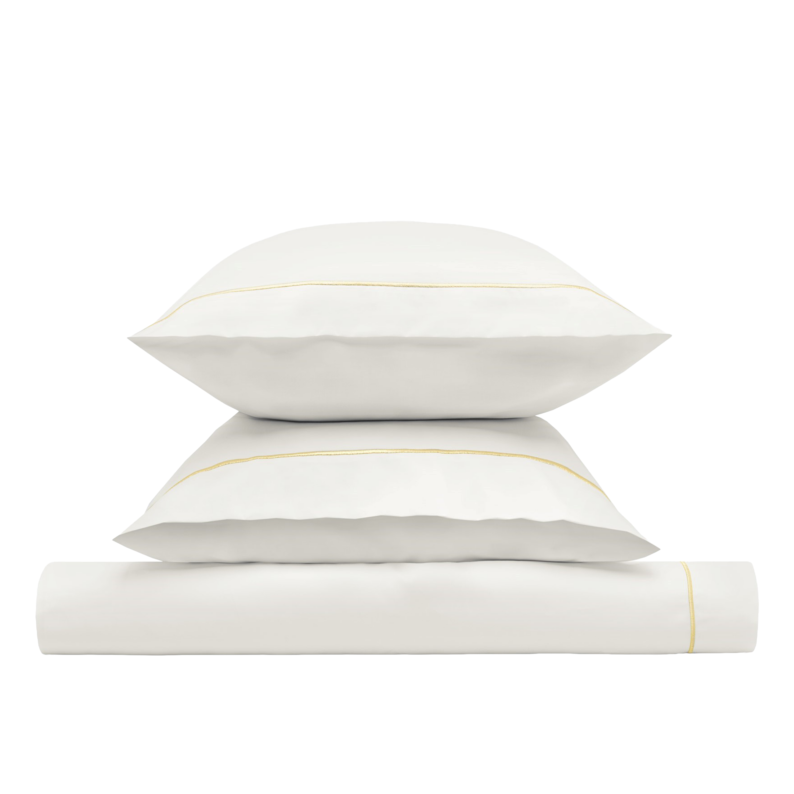 Dalia 100% Egyptian Cotton Sateen King Flat Sheet