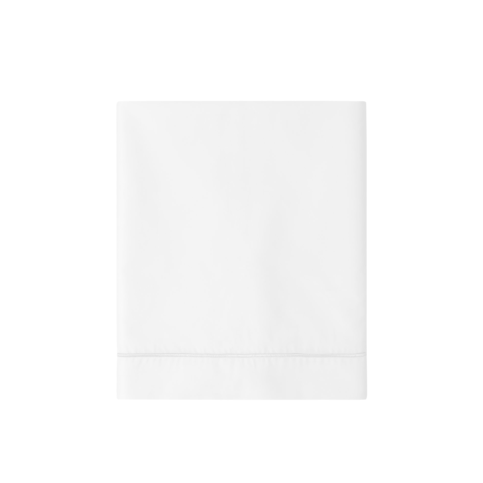 Dalia 100% Egyptian Cotton Sateen King Flat Sheet