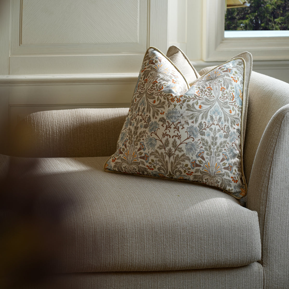Cottagecore Printed Decorative Cushion