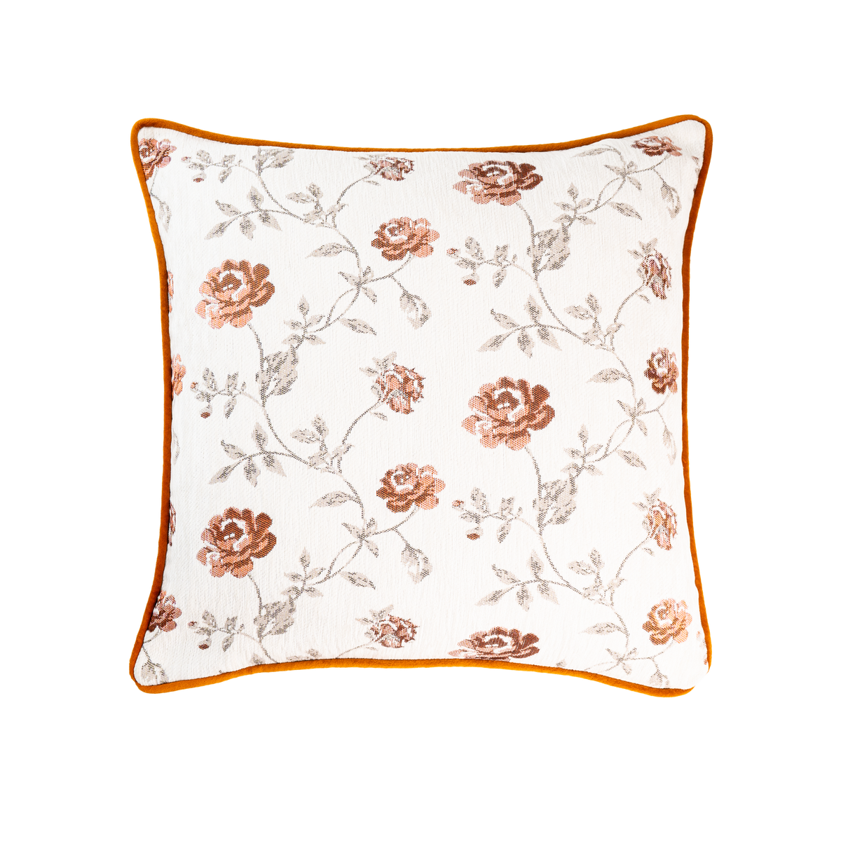 Oxfordshire Floral Jacquard Decorative Cushion 420 GSM