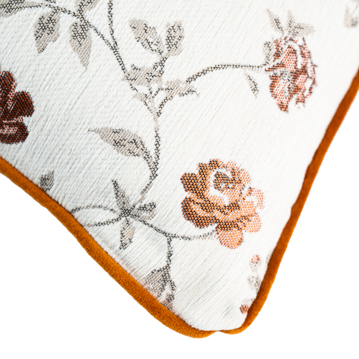 Oxfordshire Floral Jacquard Decorative Cushion 420 GSM
