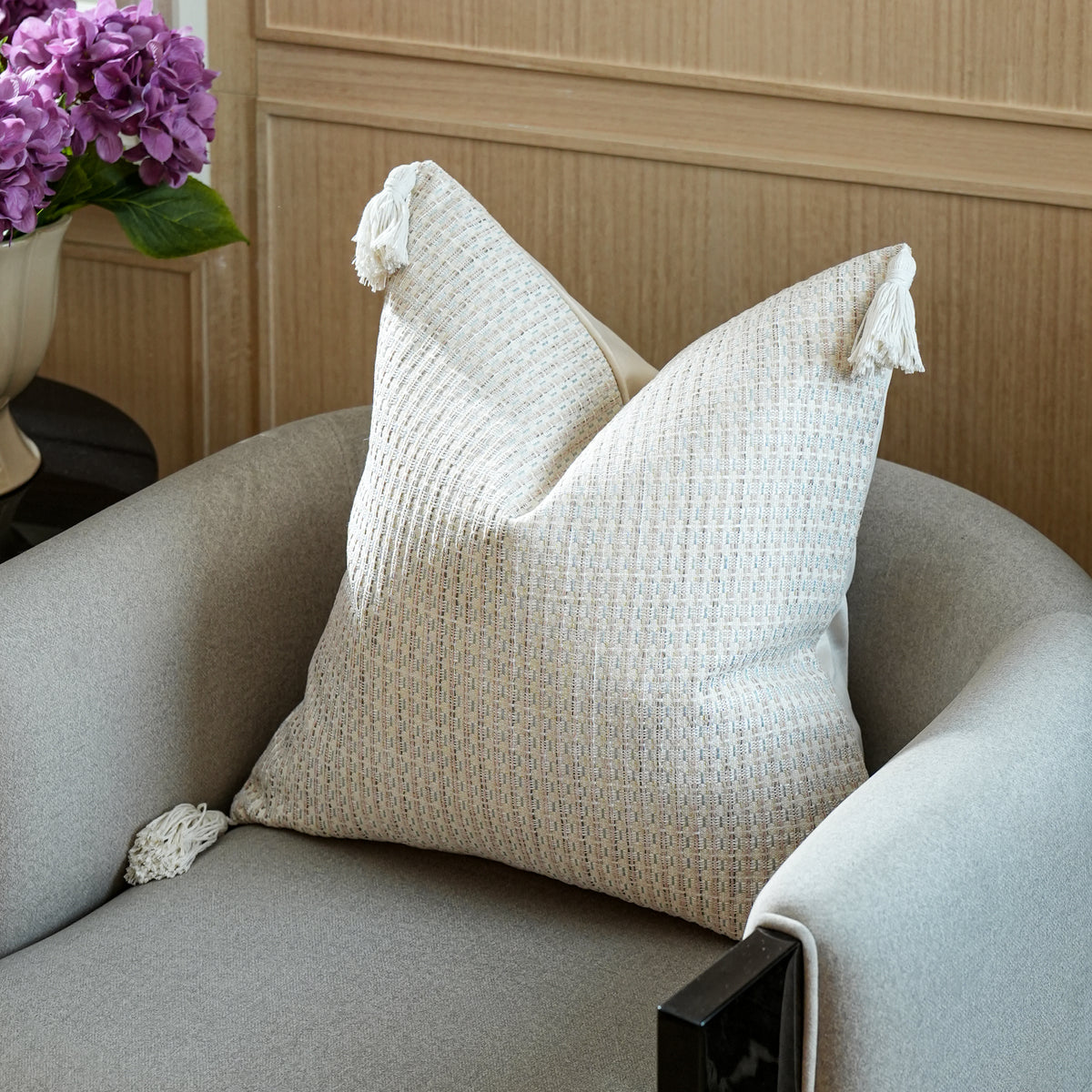 Matrix Jacquard Decorative Cushion 375 GSM