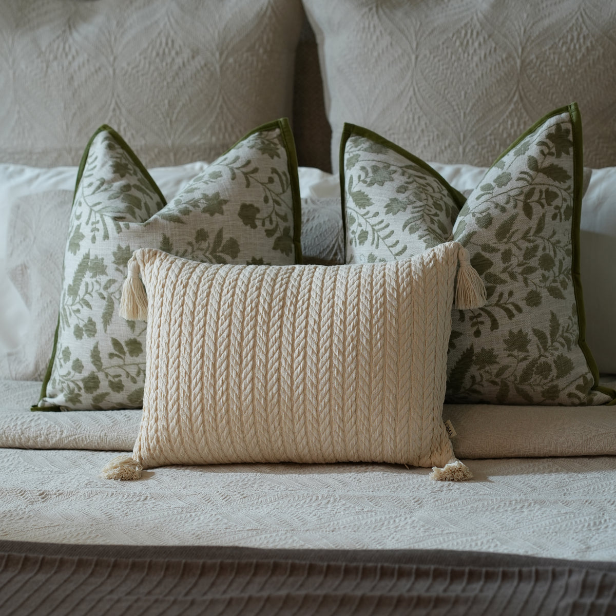 Cameo Jacquard Decorative Lumbar
